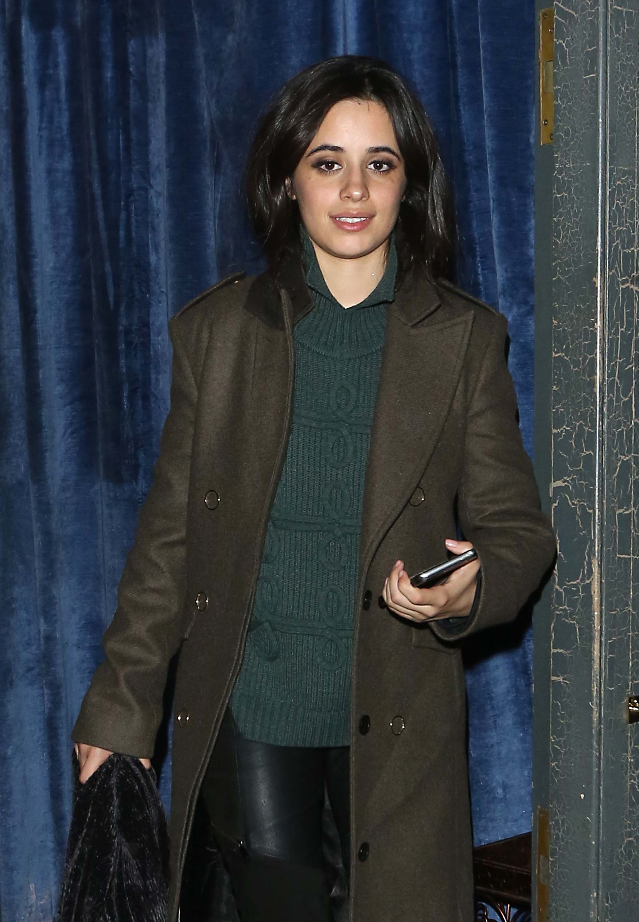 Camila Cabello leaves balans soho society restaurant