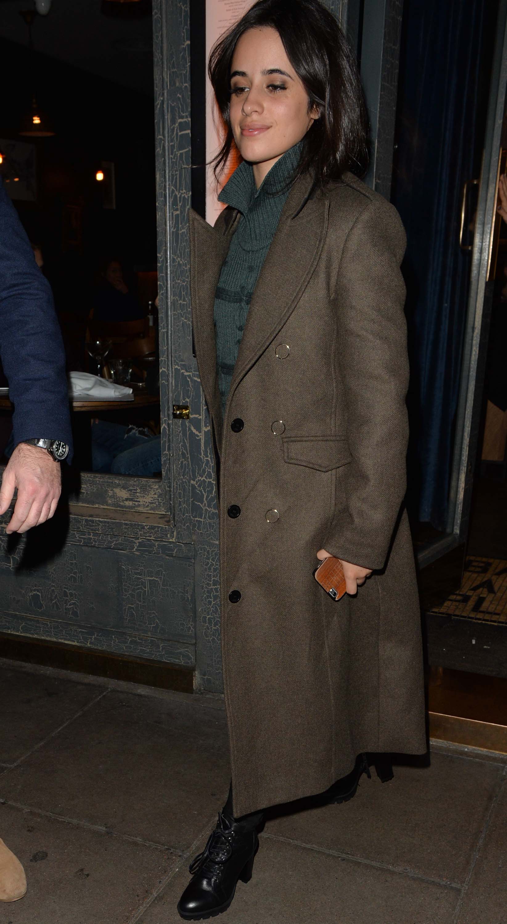 Camila Cabello leaves balans soho society restaurant