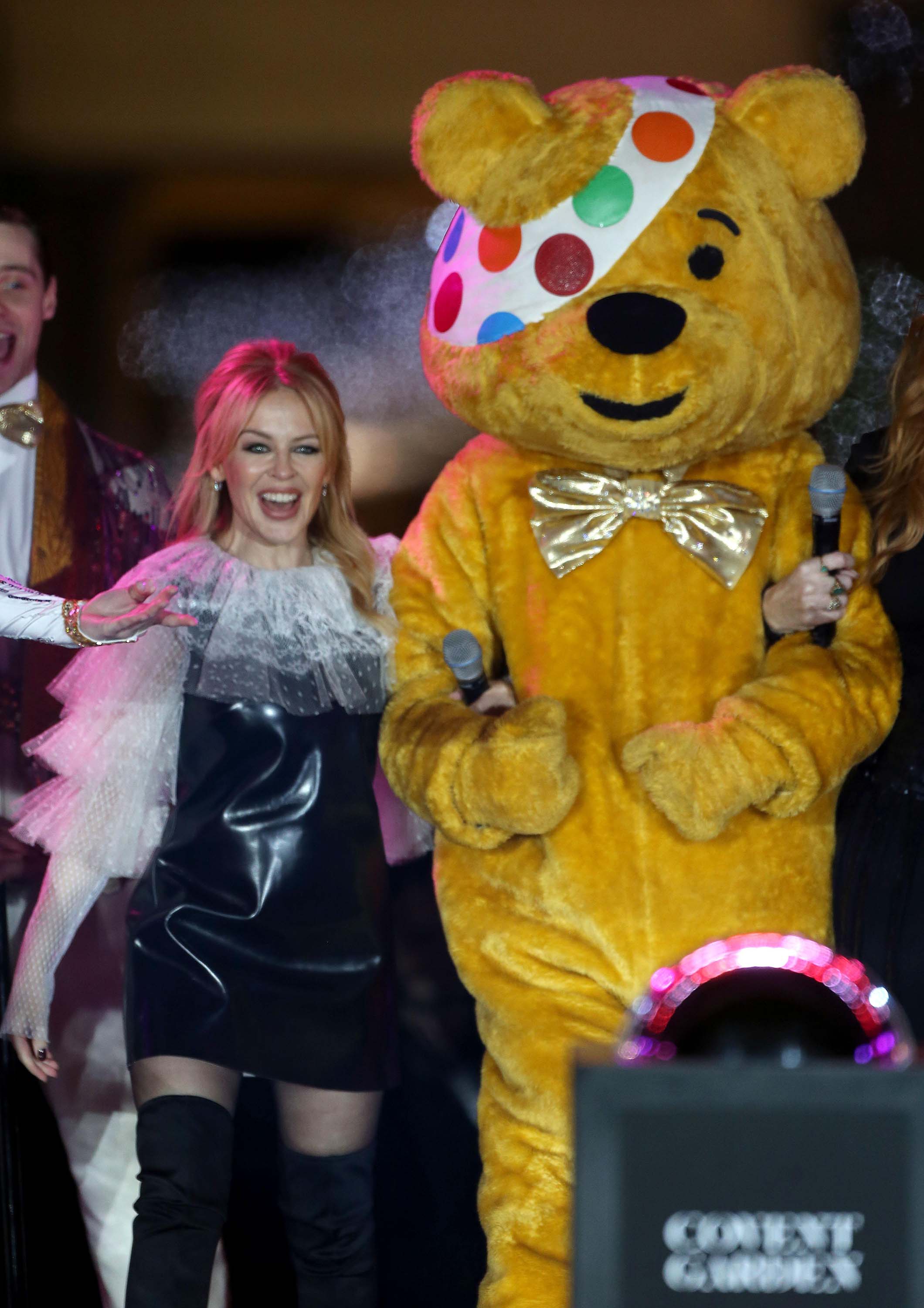 Kylie Minogue attends Covent Garden Christmas Switch On