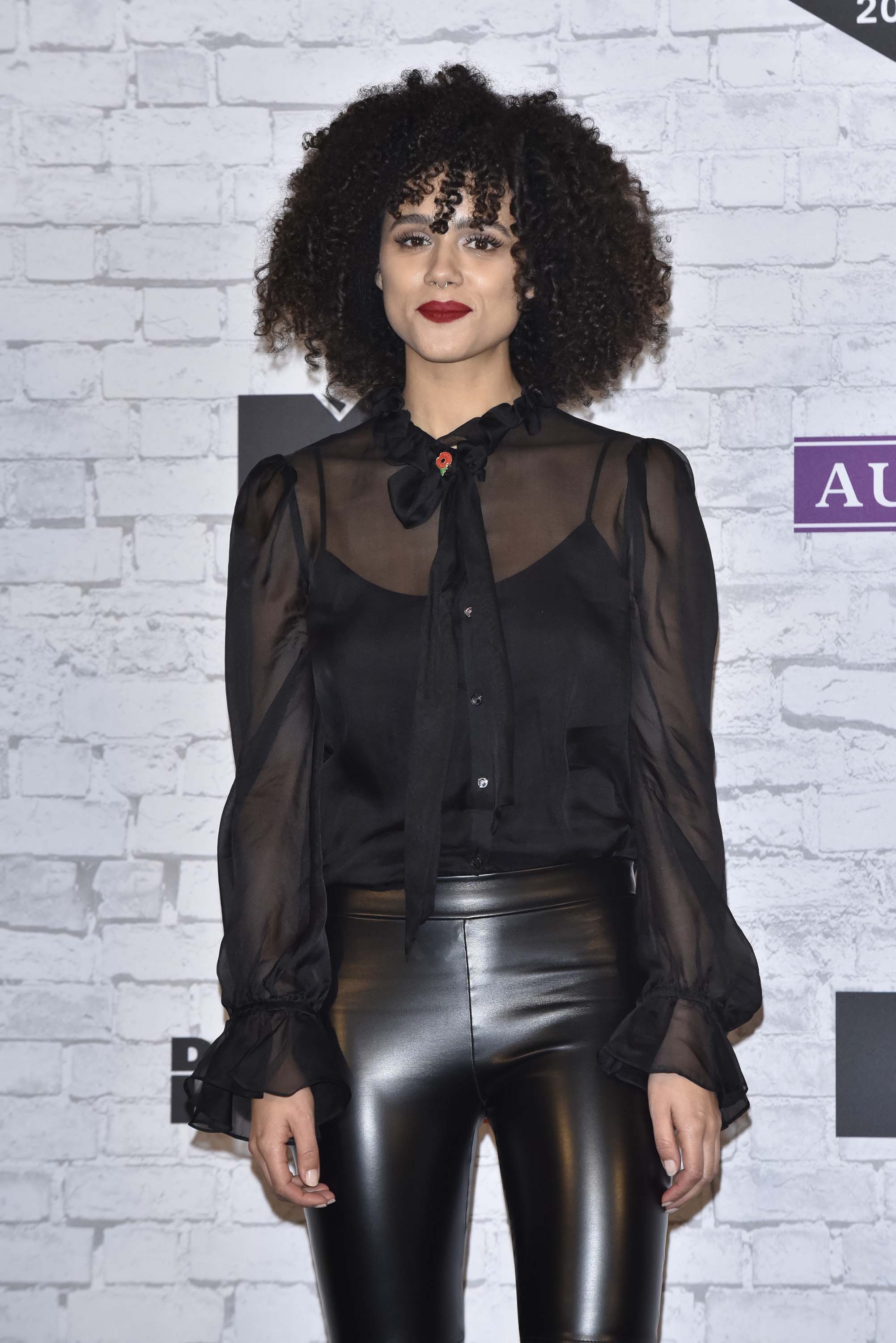 Nathalie Emmanuel attends 24th MTV Europe Music Awards