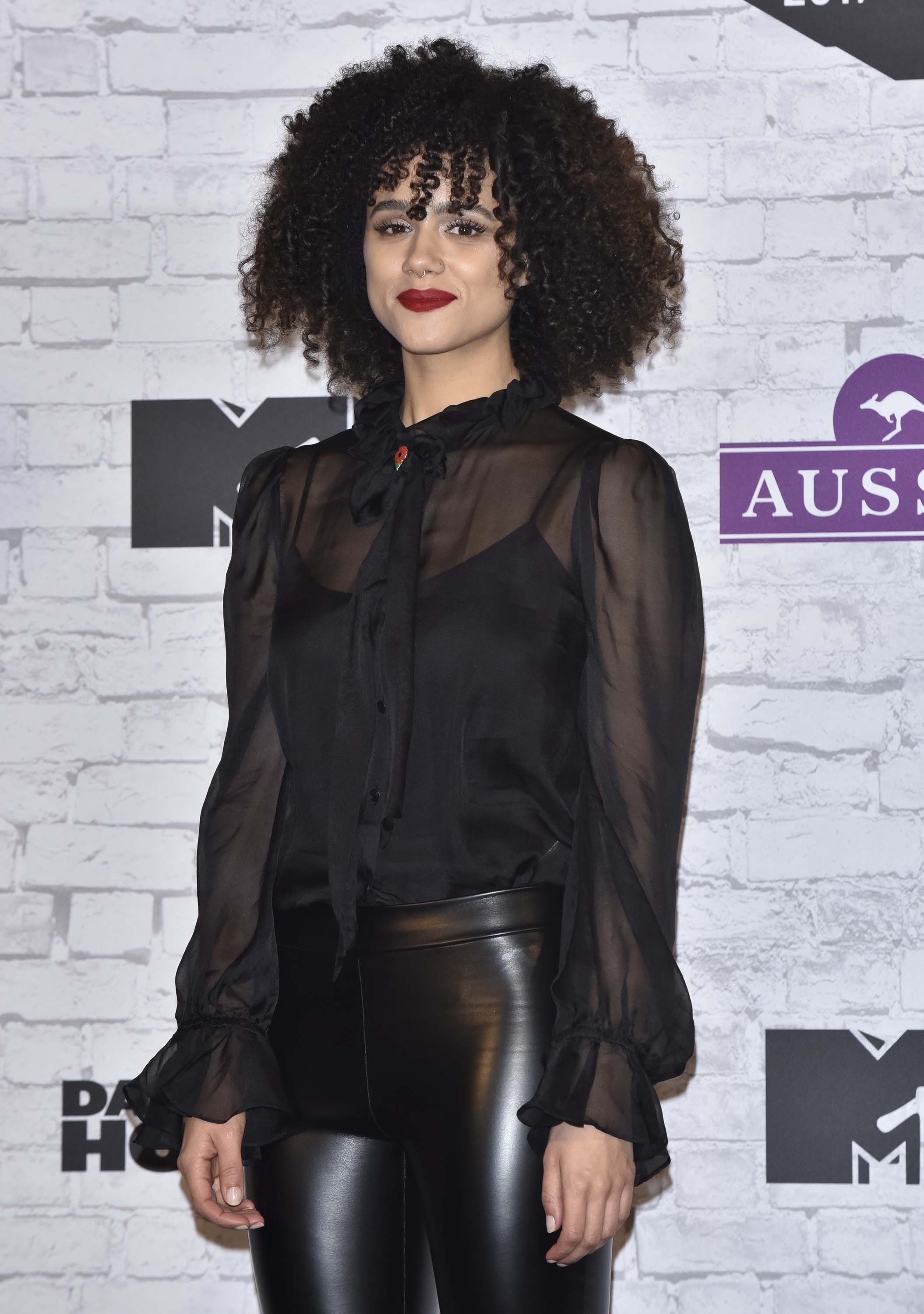 Nathalie Emmanuel attends 24th MTV Europe Music Awards