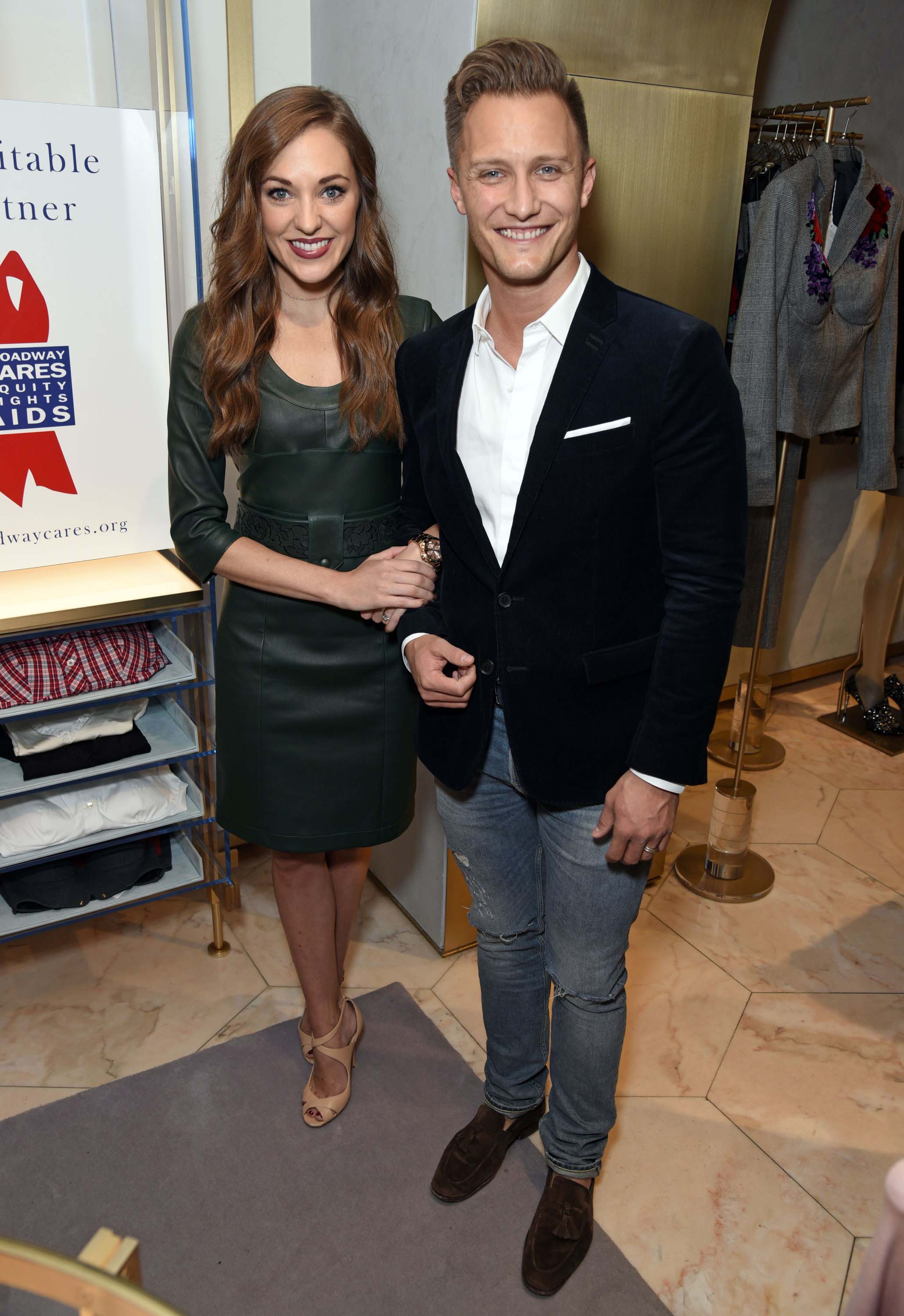 Laura Osnes attends LA PERLA Partners with Broadway Cares / Equity Fights AIDS