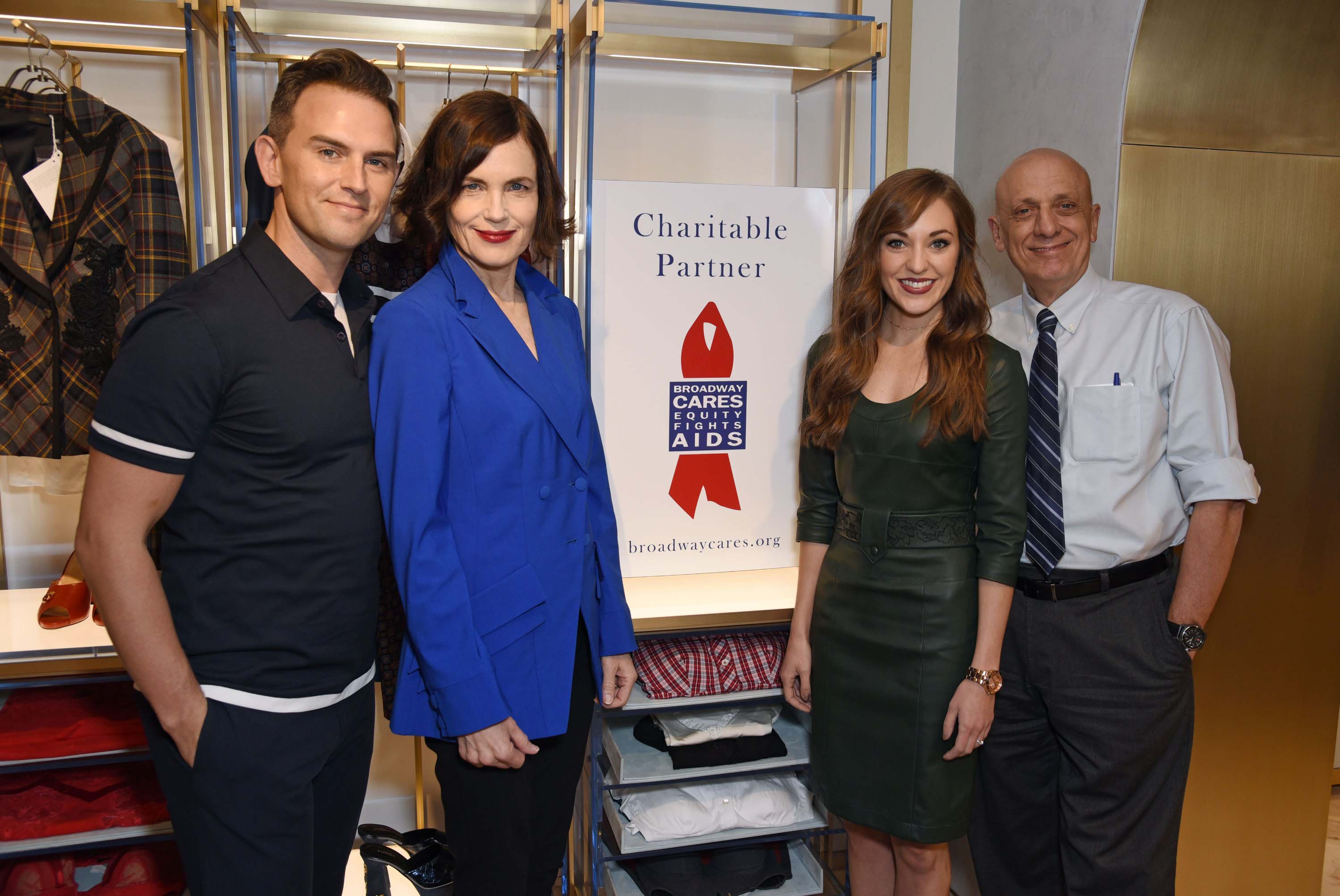 Laura Osnes attends LA PERLA Partners with Broadway Cares / Equity Fights AIDS