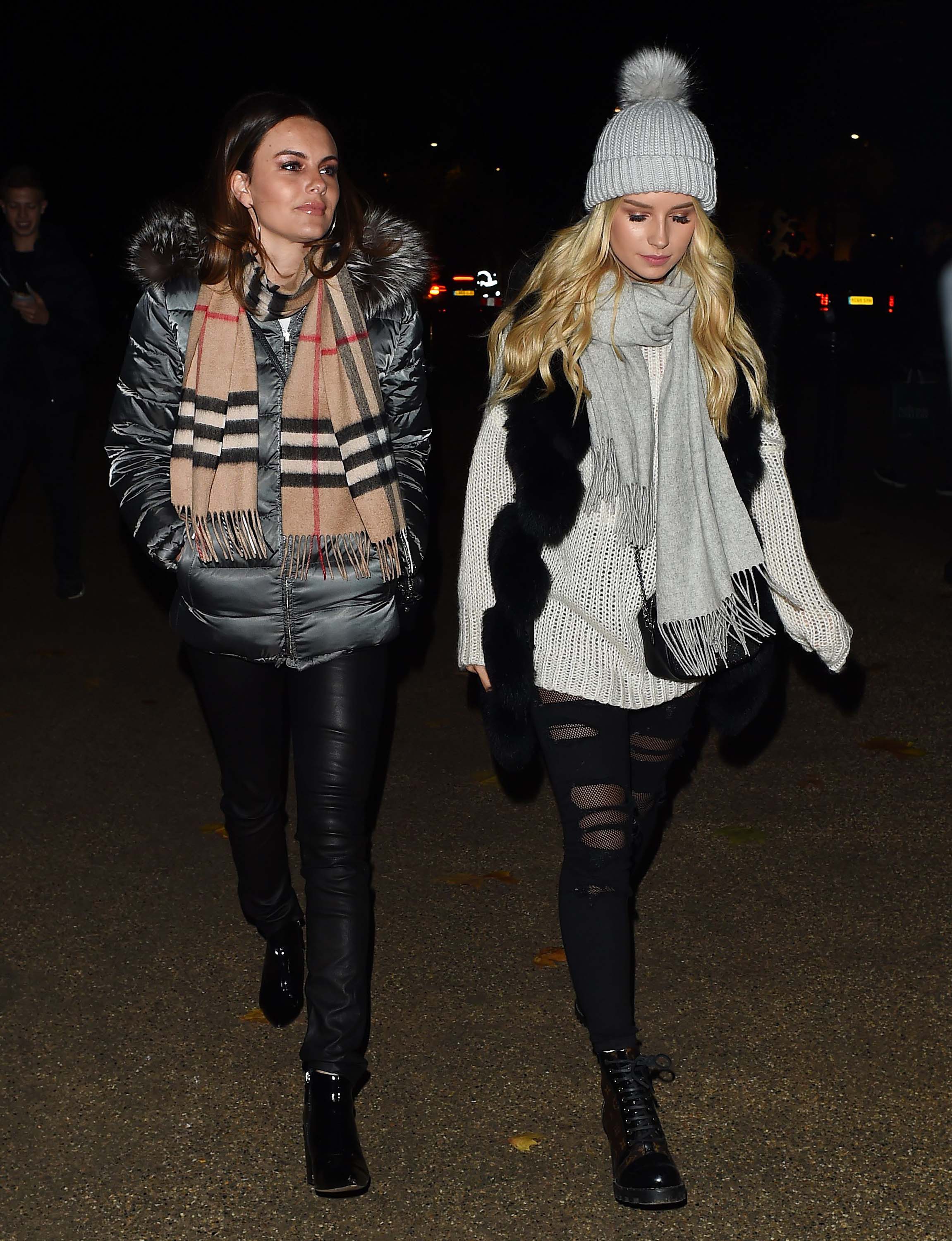 Lottie Moss & Emily Blackwell seen at Winter Wonderland