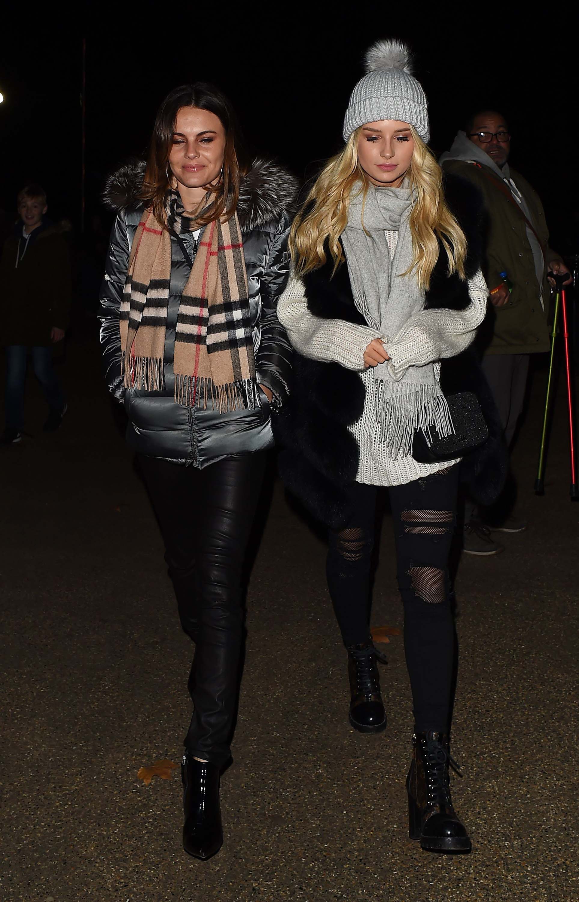 Lottie Moss & Emily Blackwell seen at Winter Wonderland