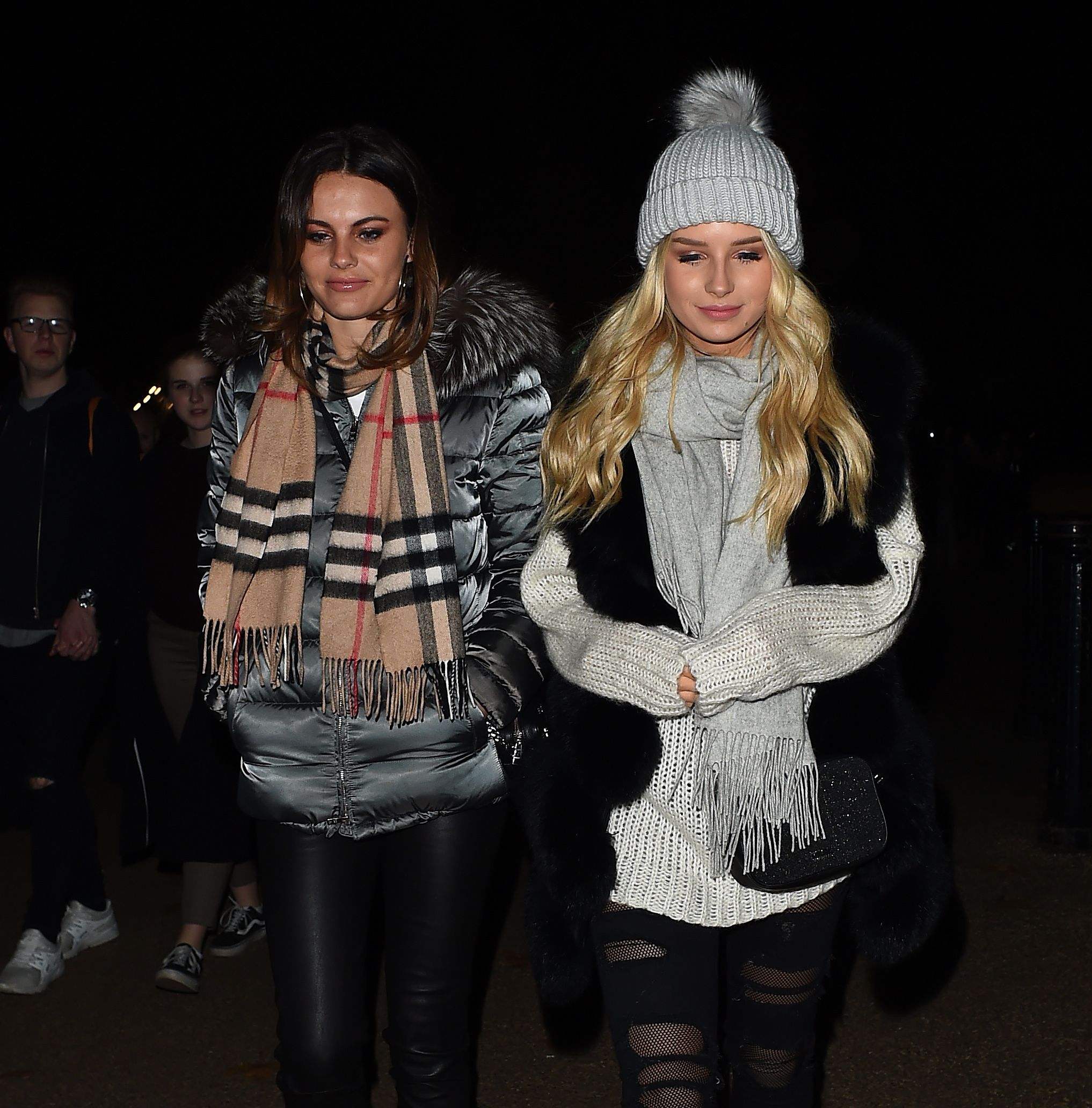 Lottie Moss & Emily Blackwell seen at Winter Wonderland