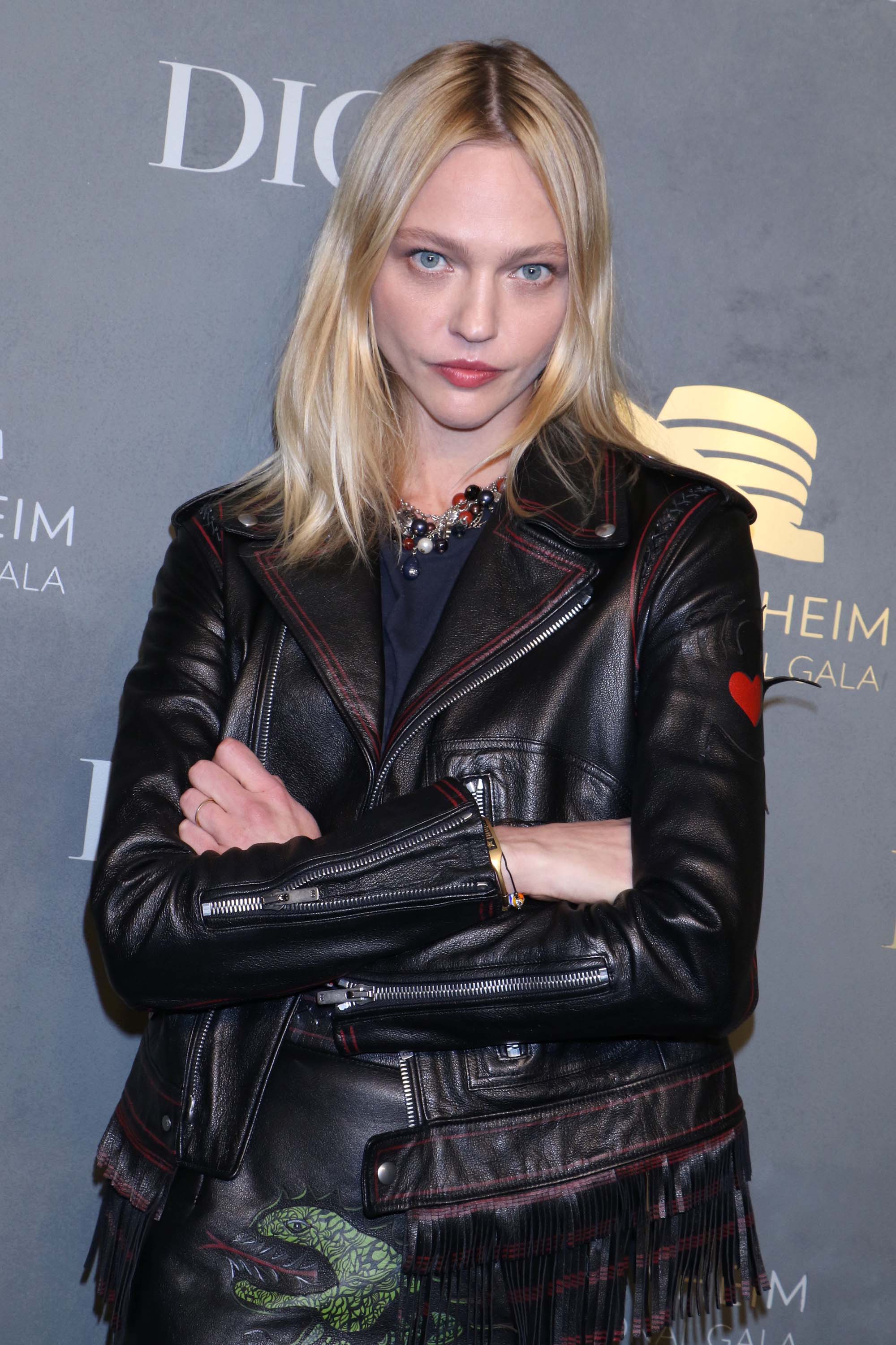 Sasha Pivovarova attends Guggenheim International Gala pre-party