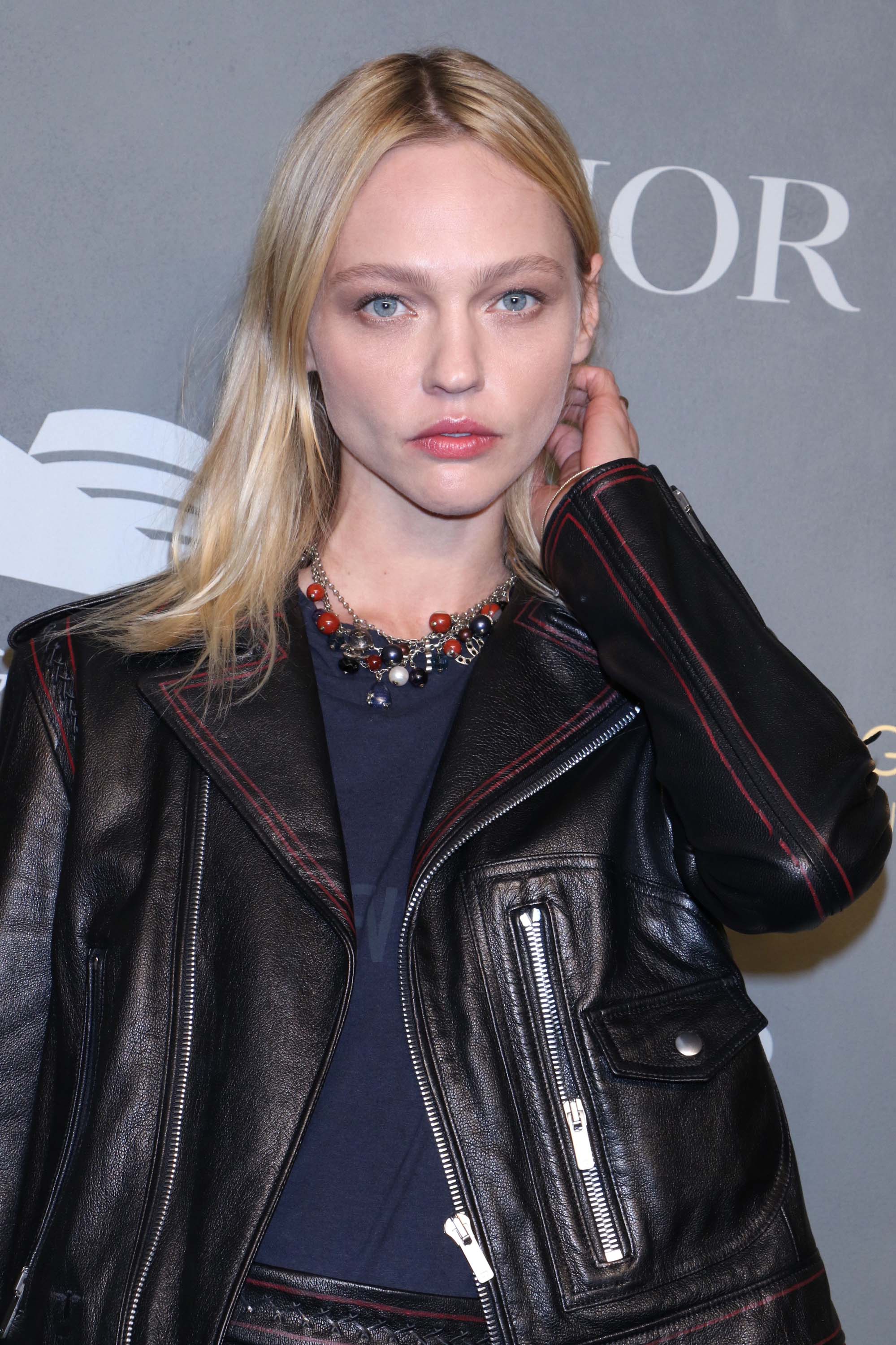 Sasha Pivovarova attends Guggenheim International Gala pre-party