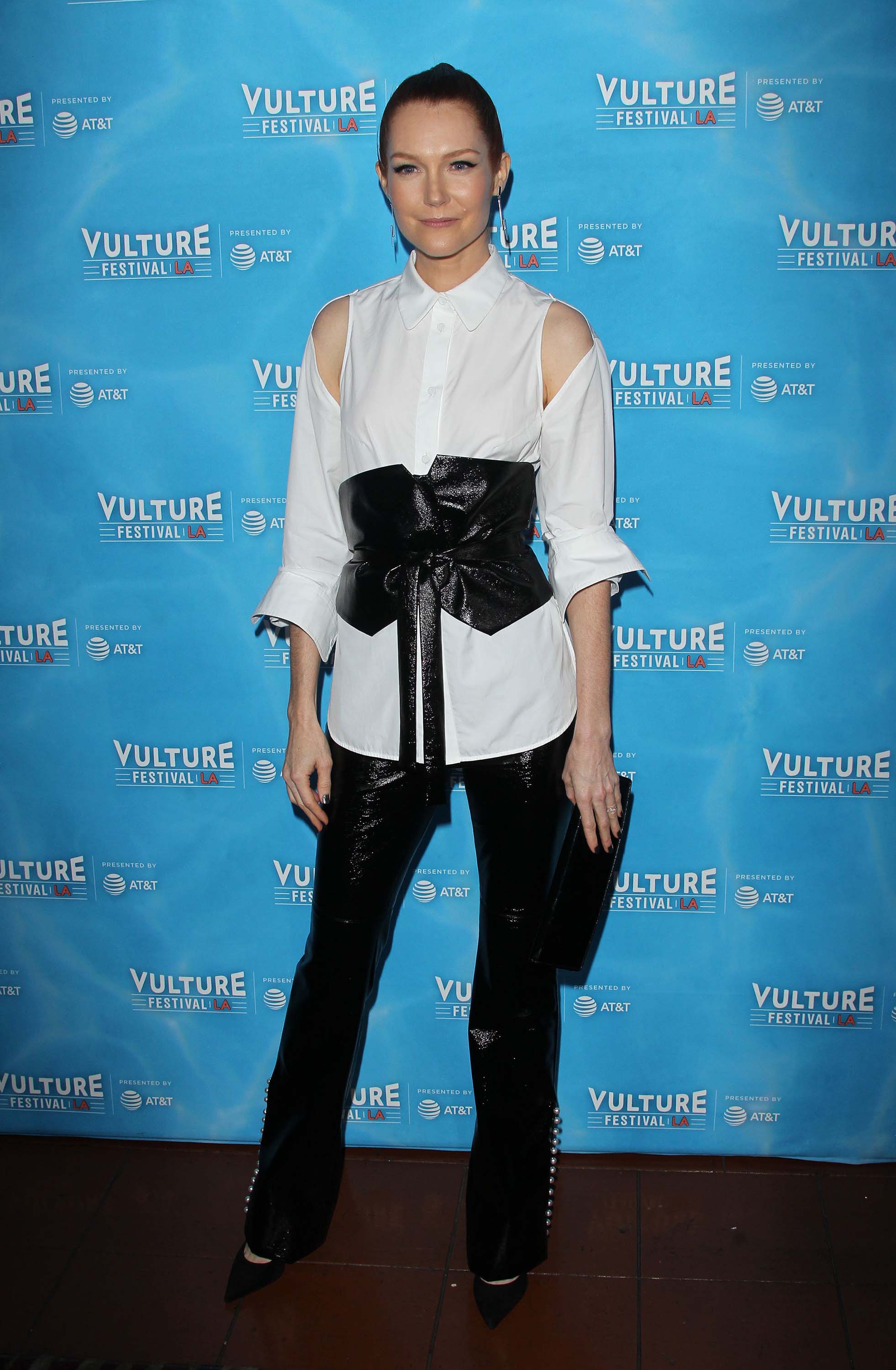 Darby Stanchfield attends Scandal Panel Vulture Festival