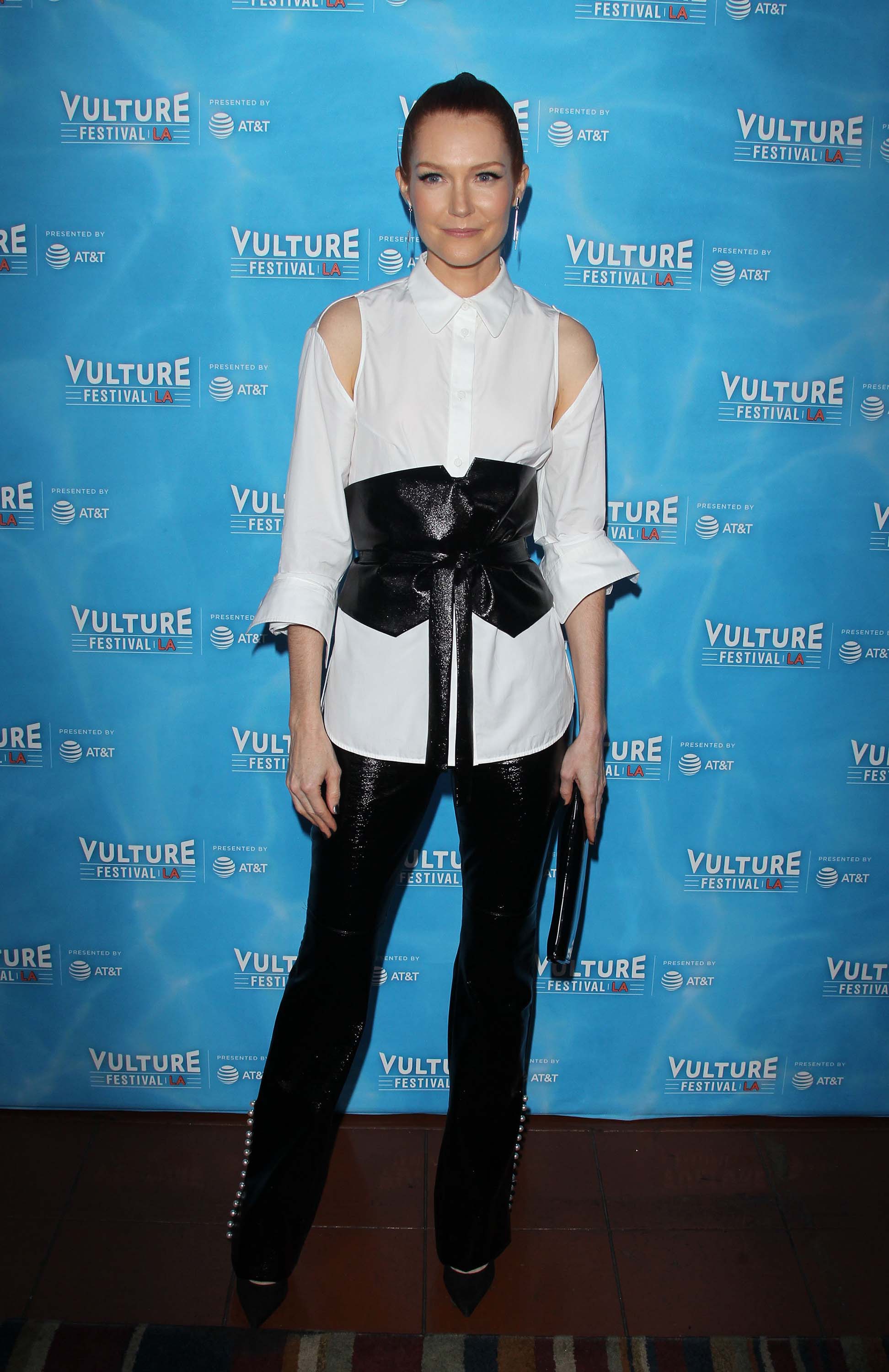 Darby Stanchfield attends Scandal Panel Vulture Festival