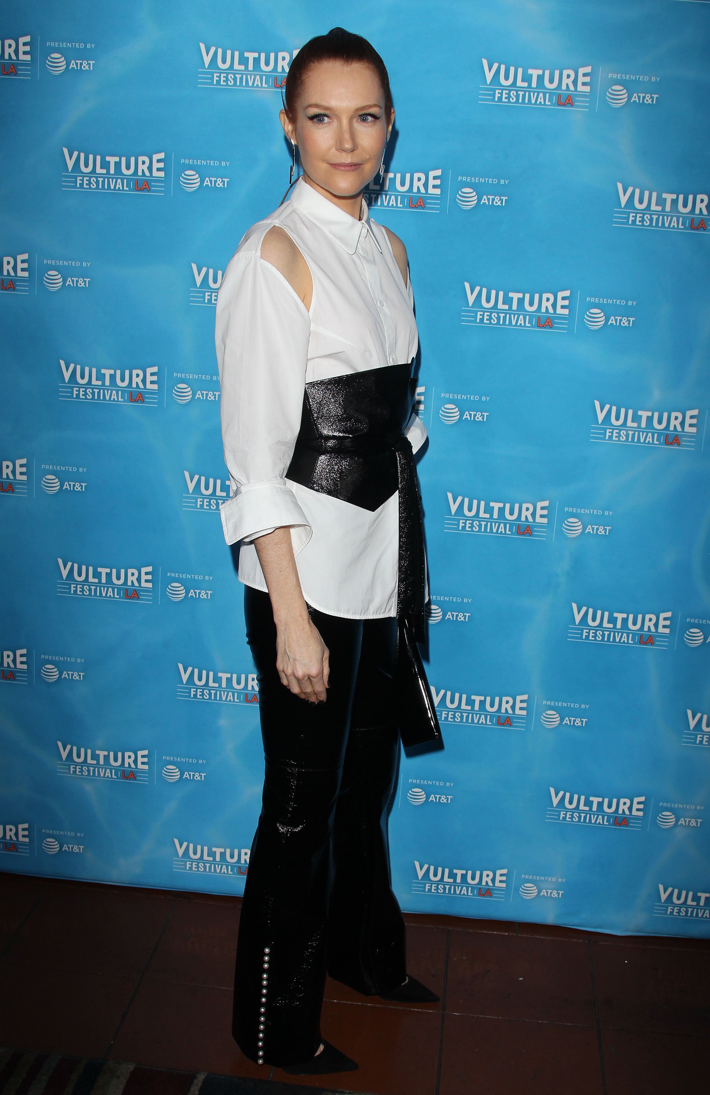 Darby Stanchfield attends Scandal Panel Vulture Festival