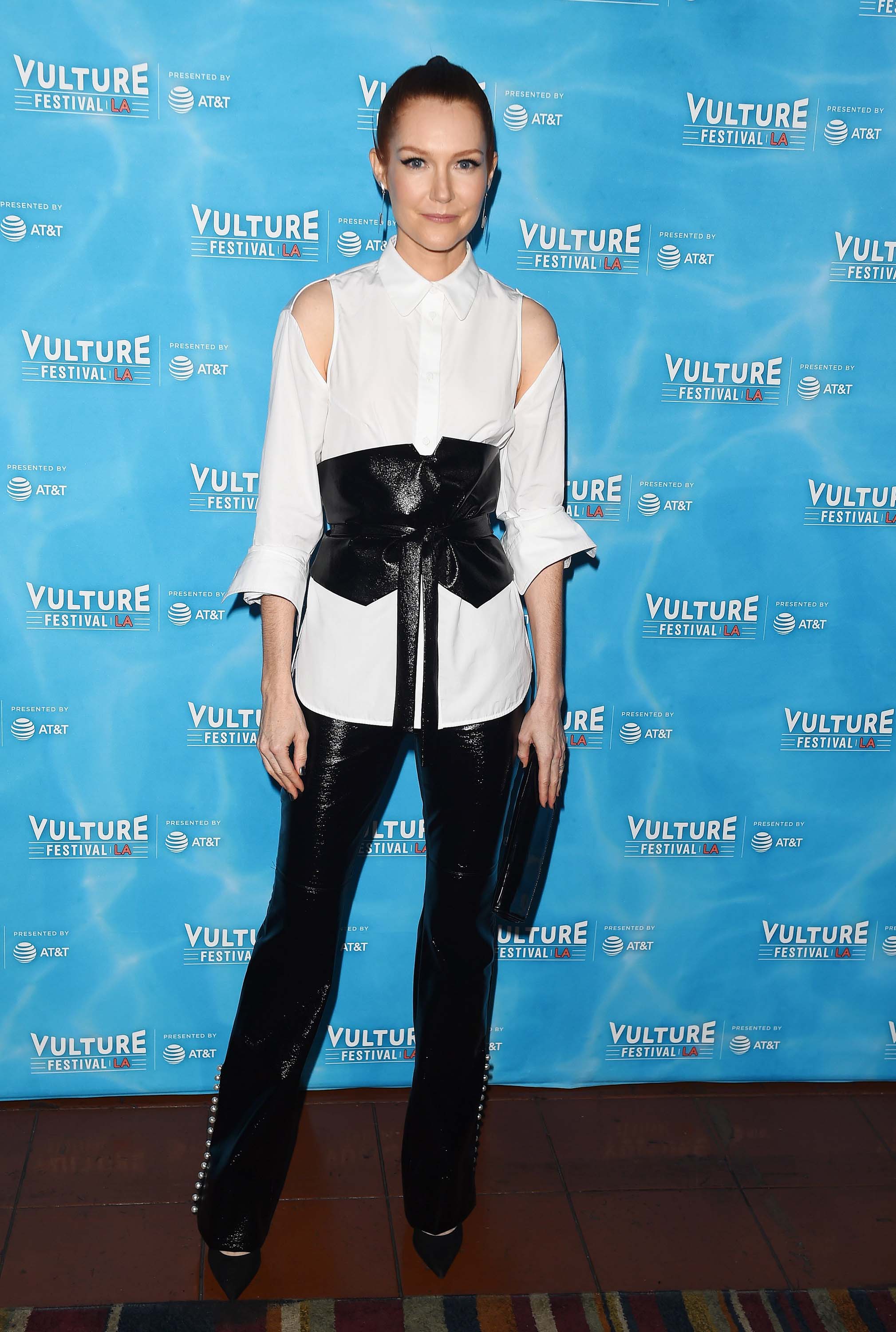 Darby Stanchfield attends Scandal Panel Vulture Festival