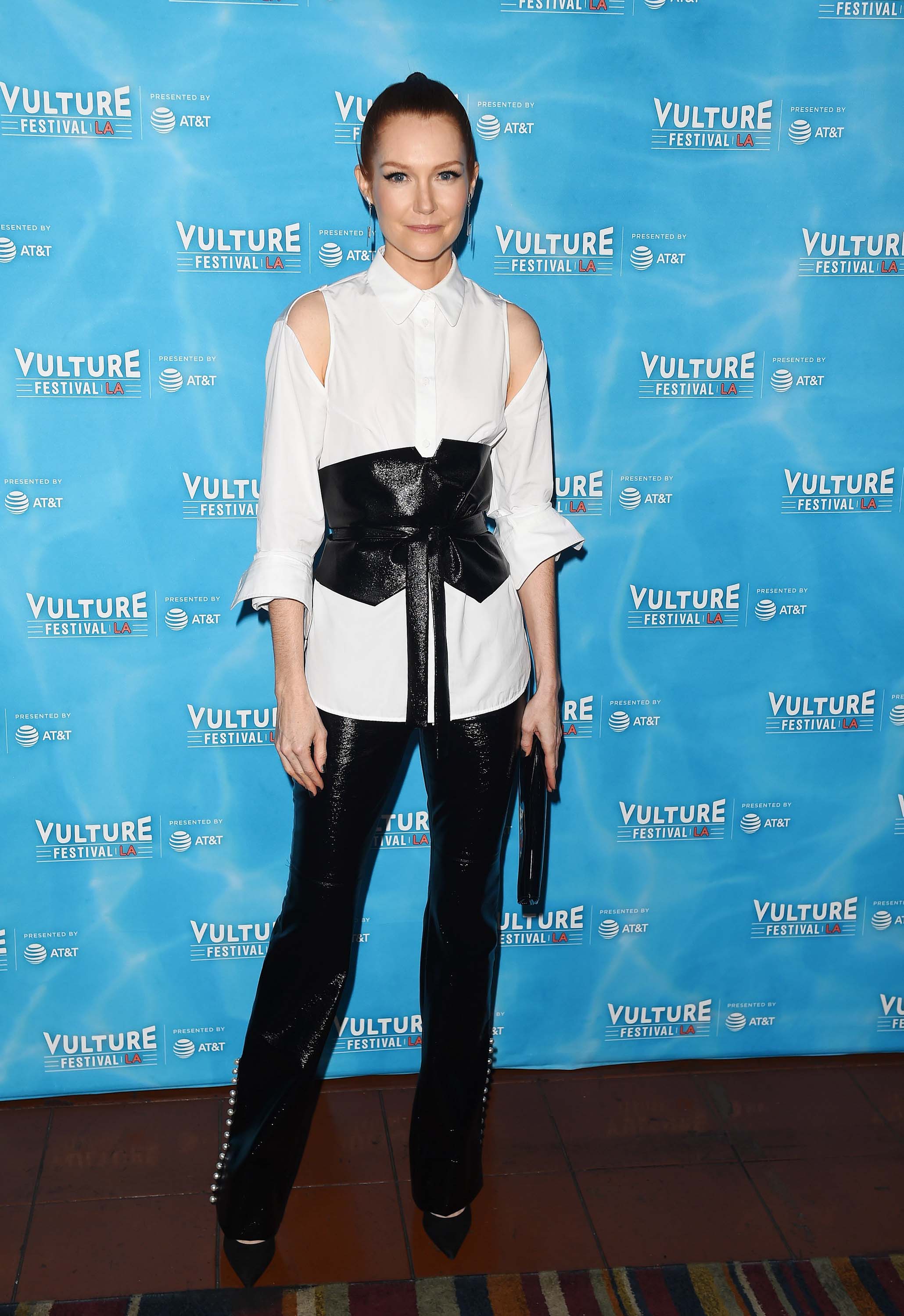 Darby Stanchfield attends Scandal Panel Vulture Festival