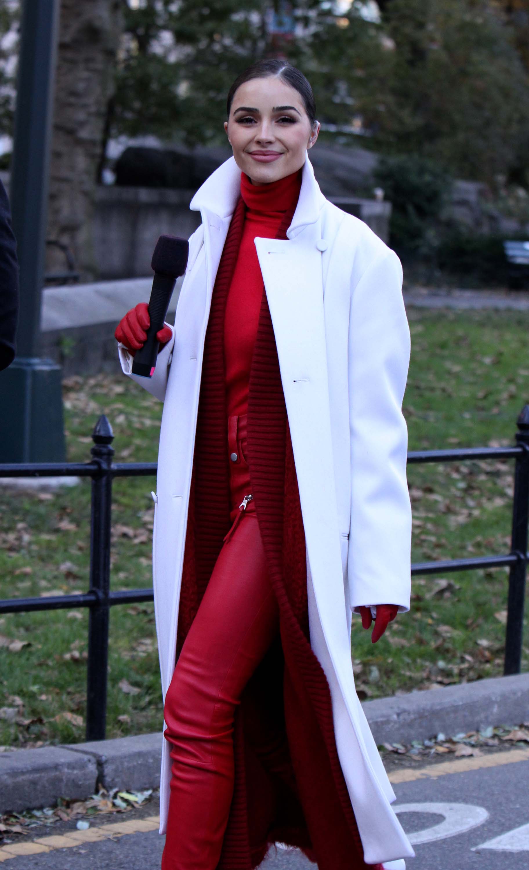 Olivia Culpo attends the Macy’s Thanksgiving Day Parade