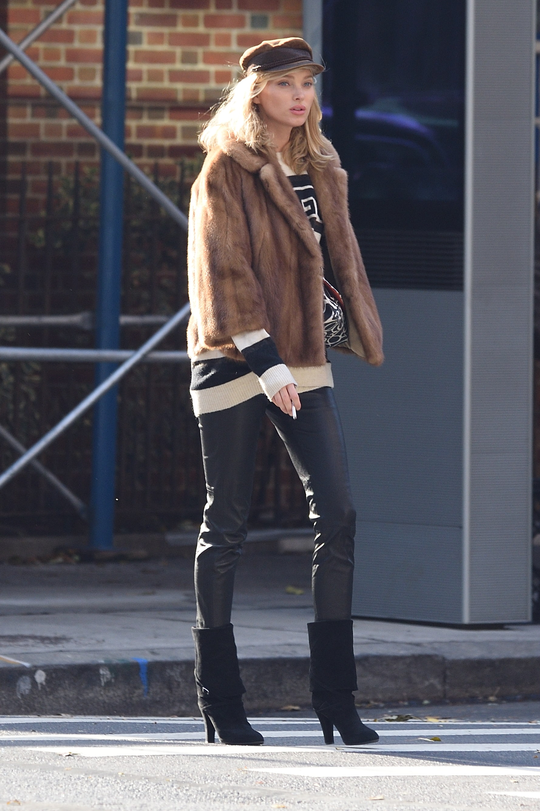 Elsa Hosk out in New York City