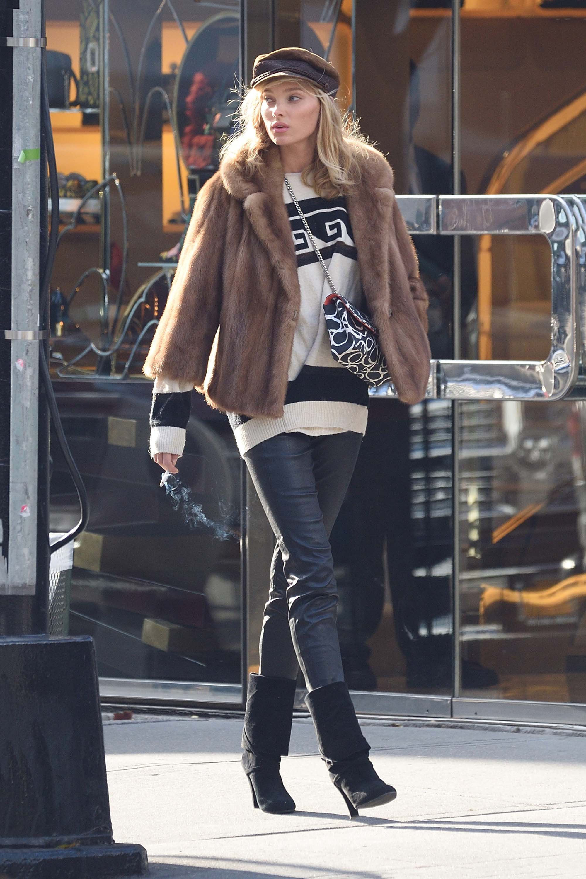 Elsa Hosk out in New York City