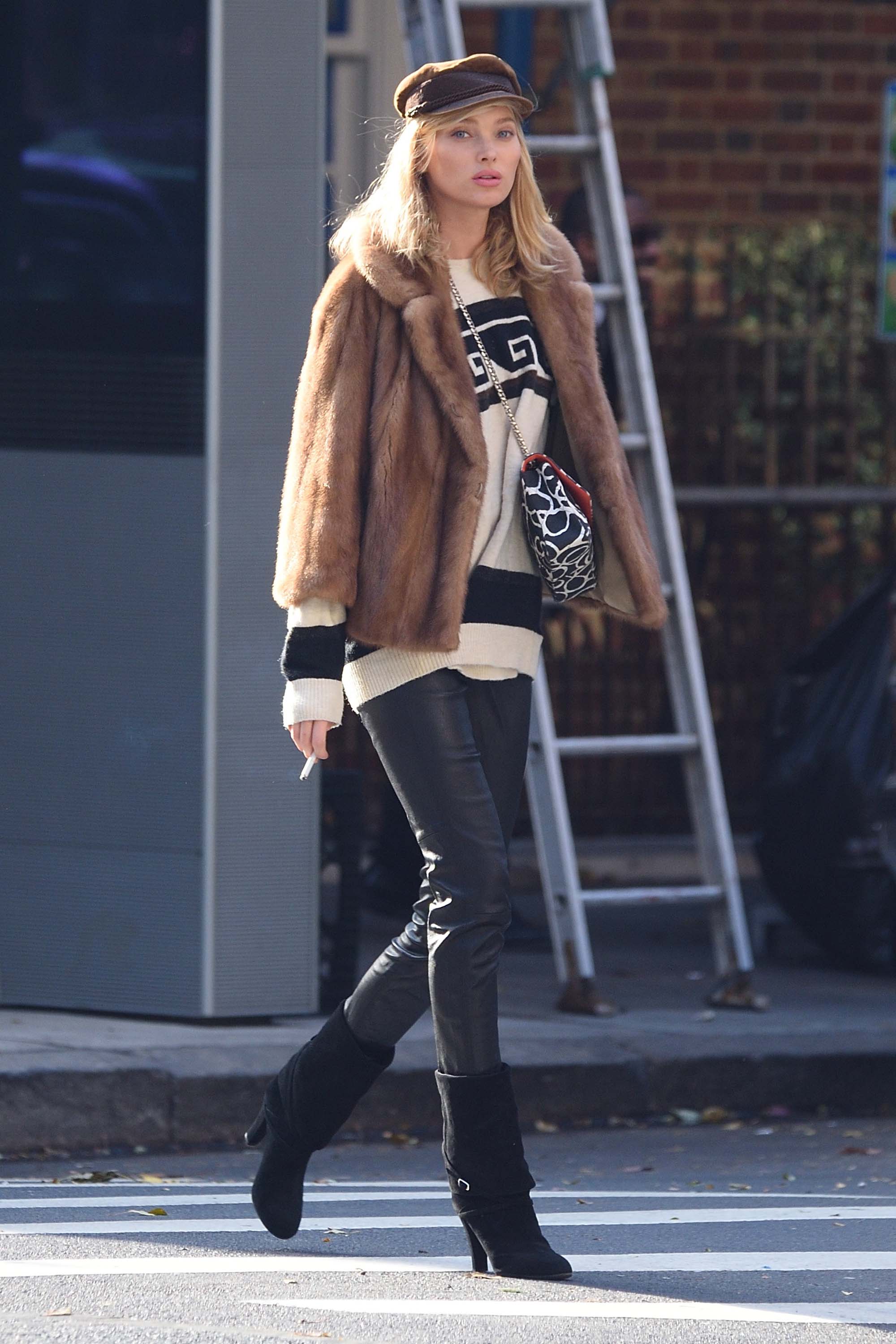 Elsa Hosk out in New York City