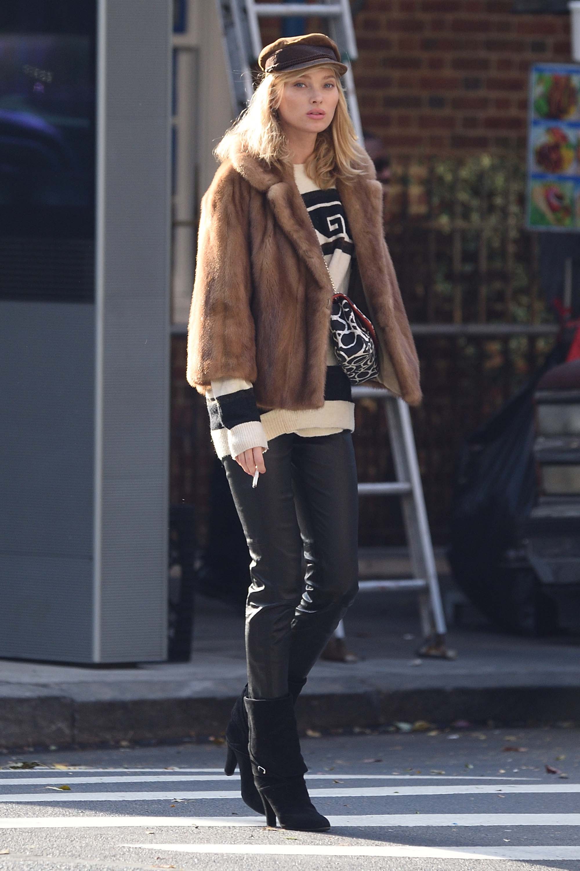 Elsa Hosk out in New York City