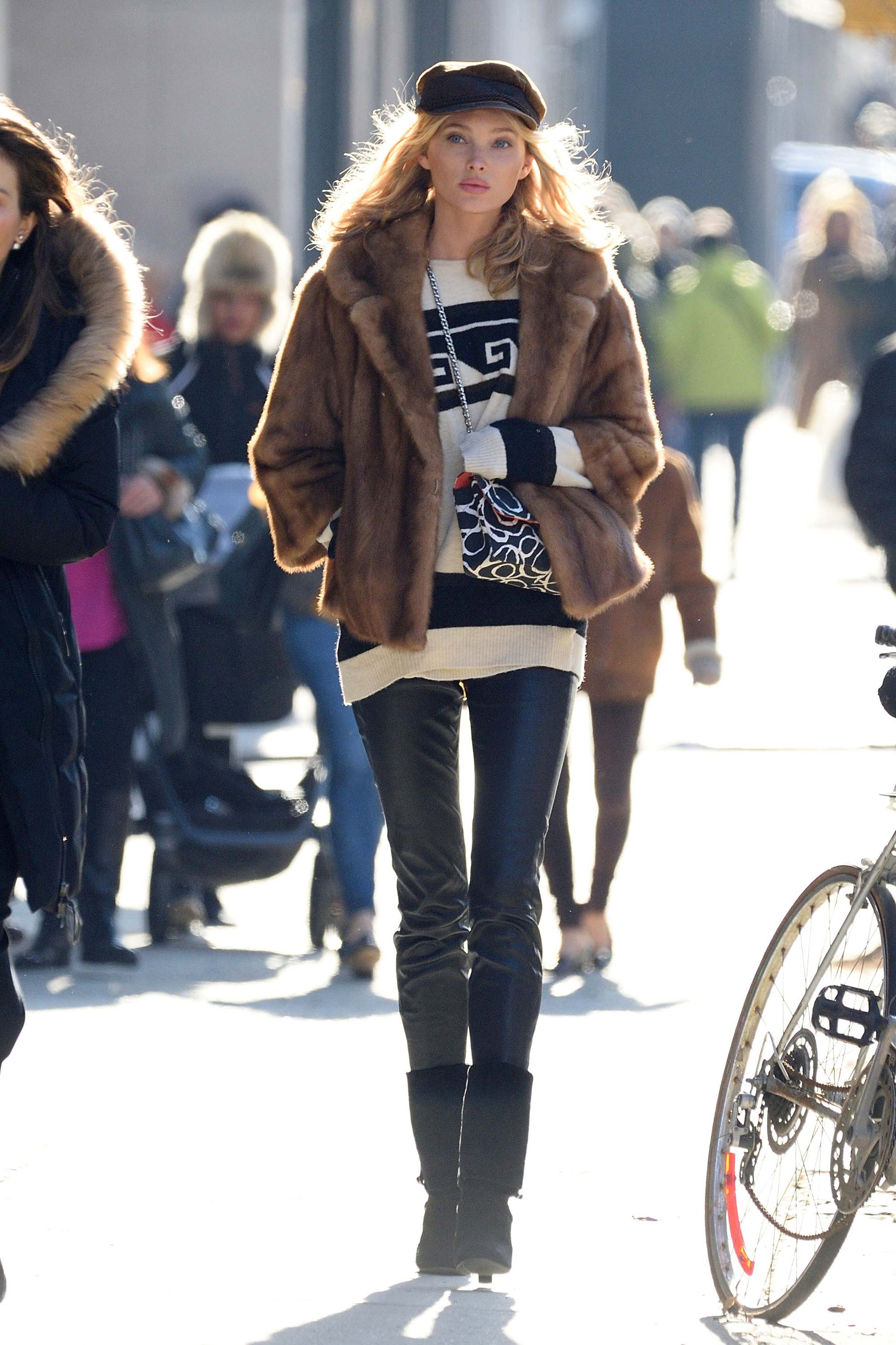 Elsa Hosk out in New York City