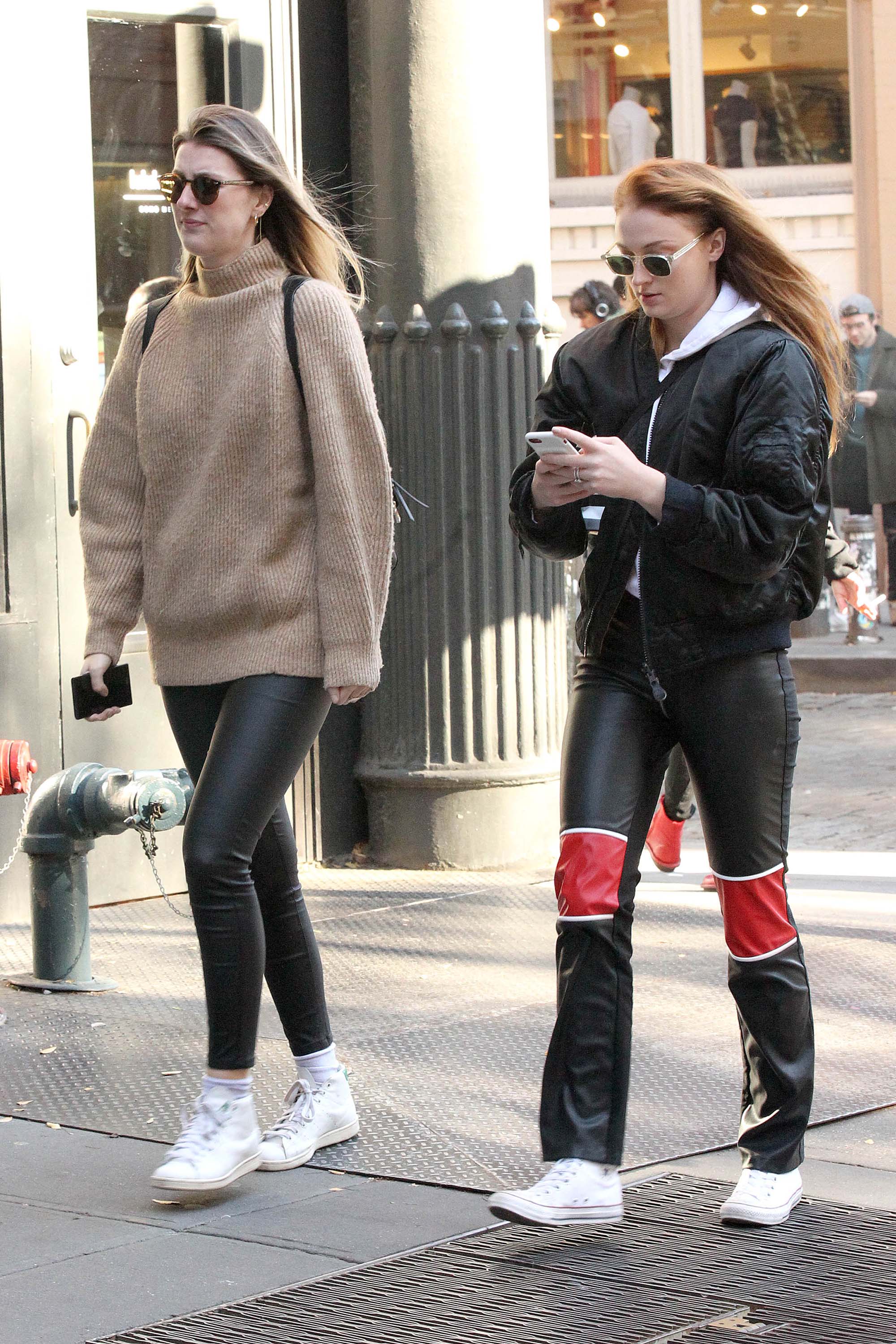 Sophie Turner out shopping in Soho