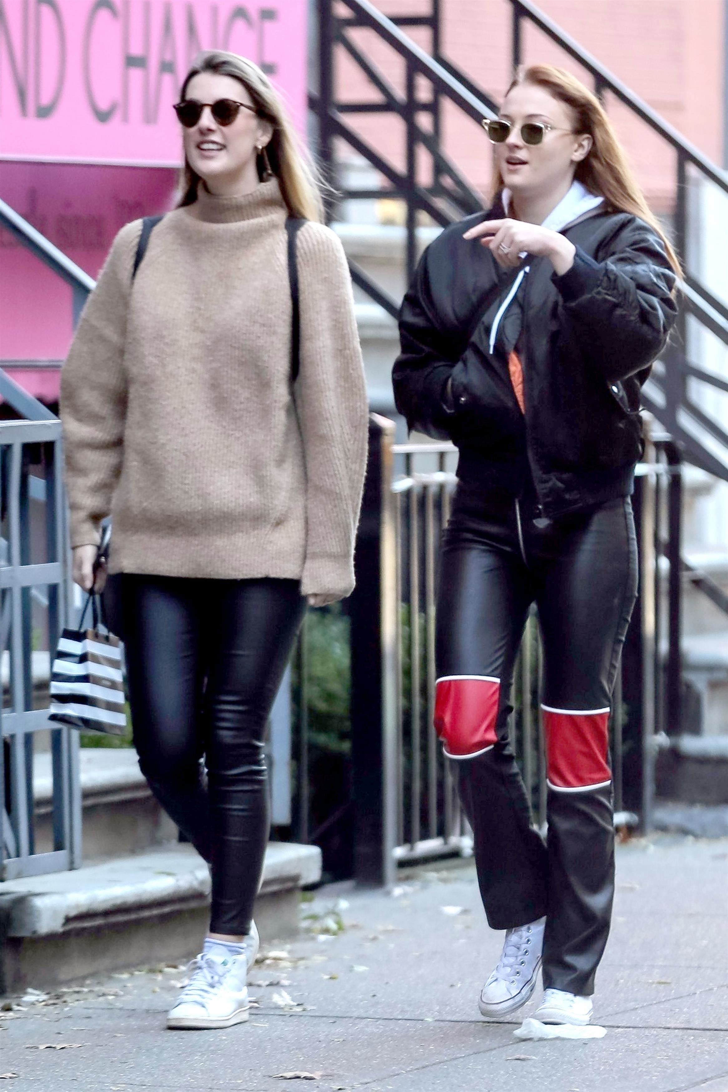 Sophie Turner out shopping in Soho