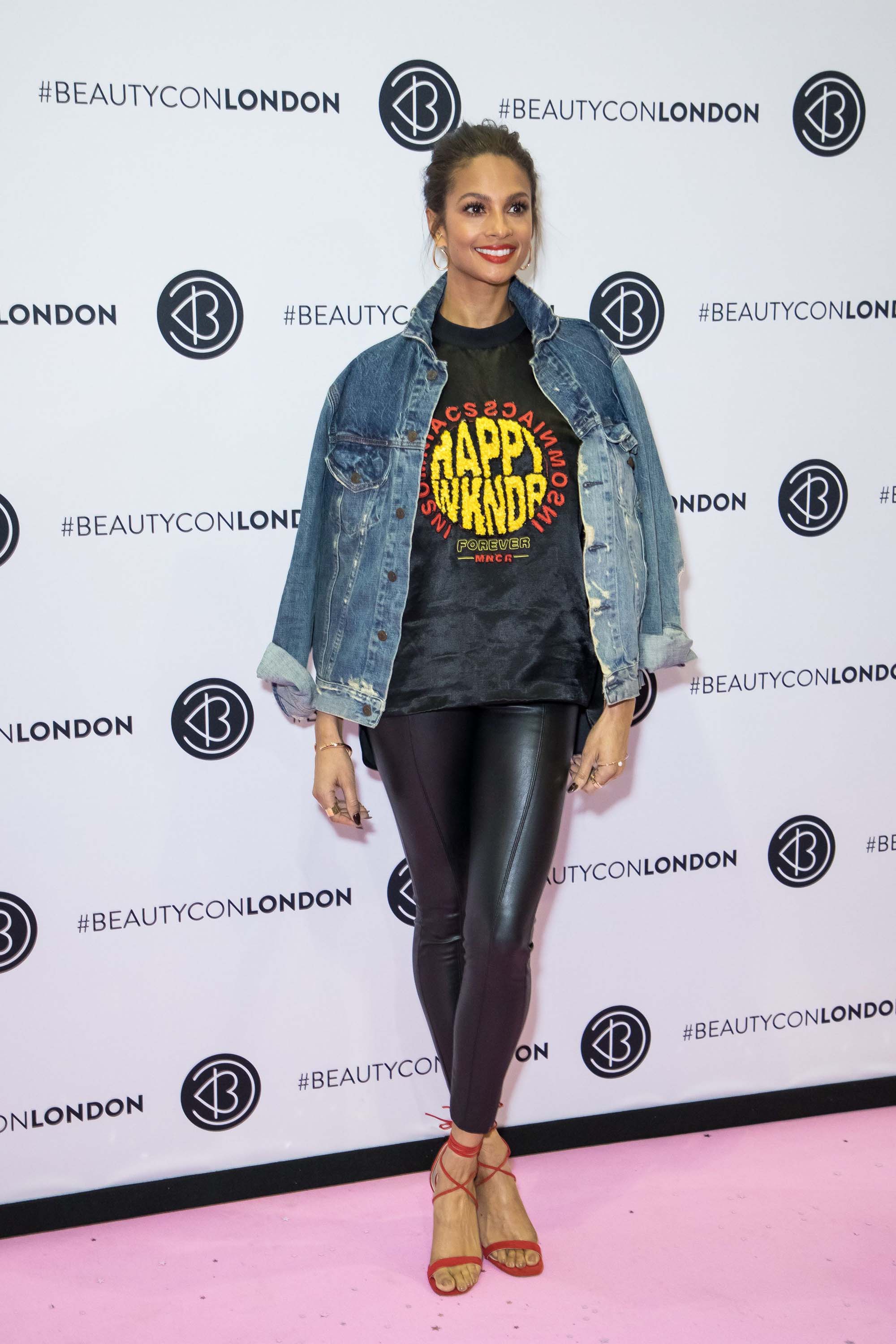 Alesha Dixon attends Beautycon