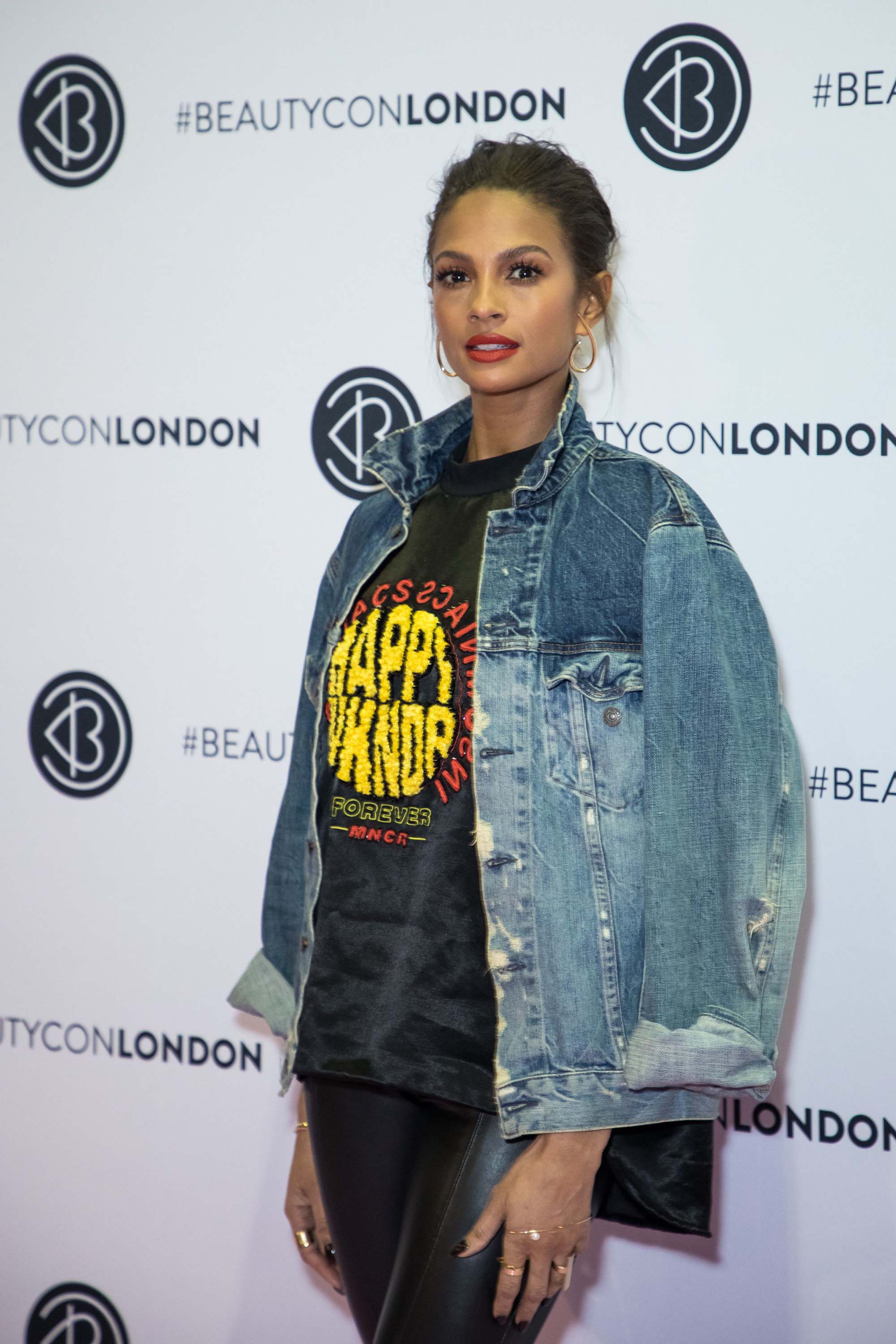 Alesha Dixon attends Beautycon