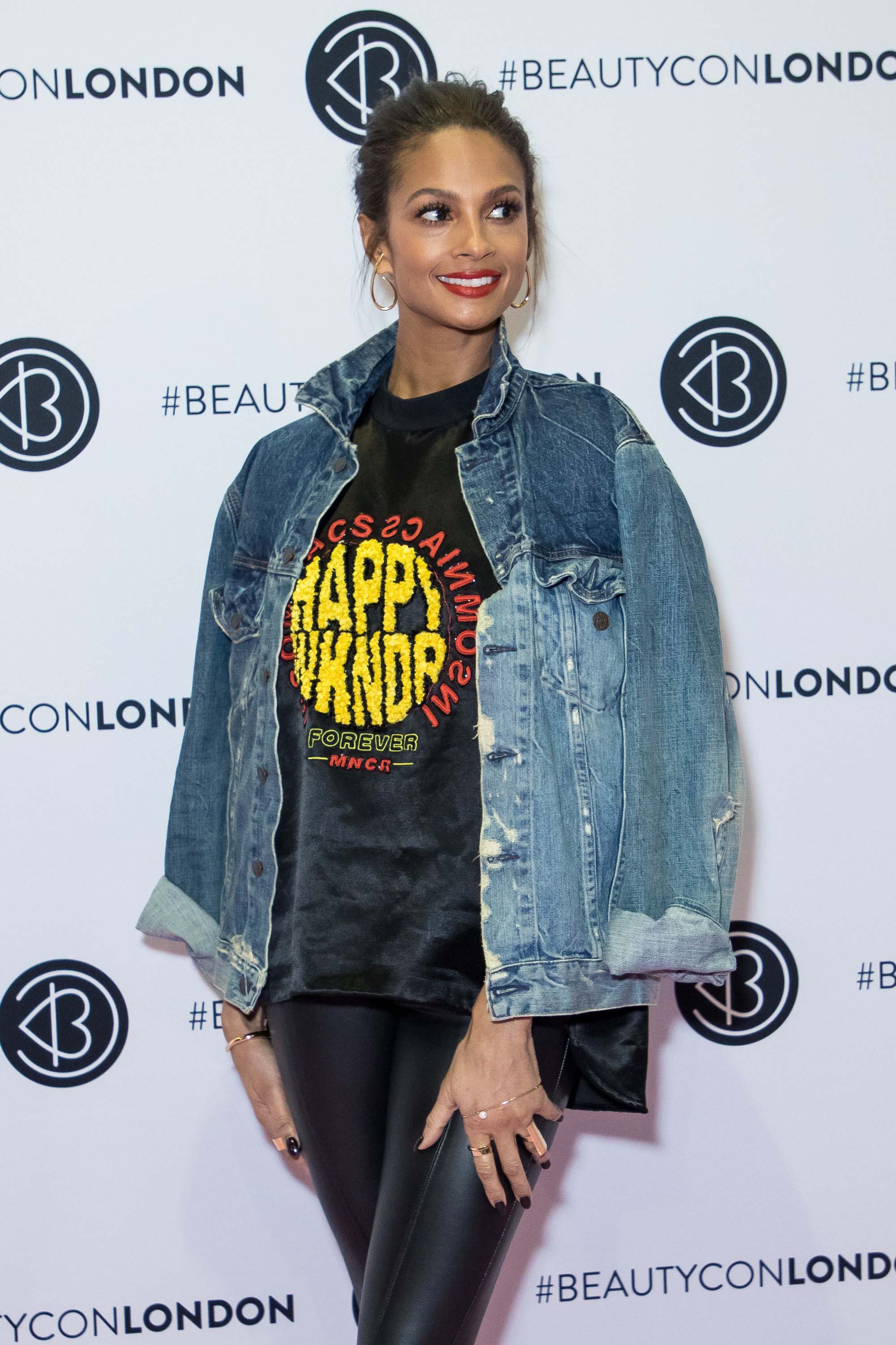 Alesha Dixon attends Beautycon