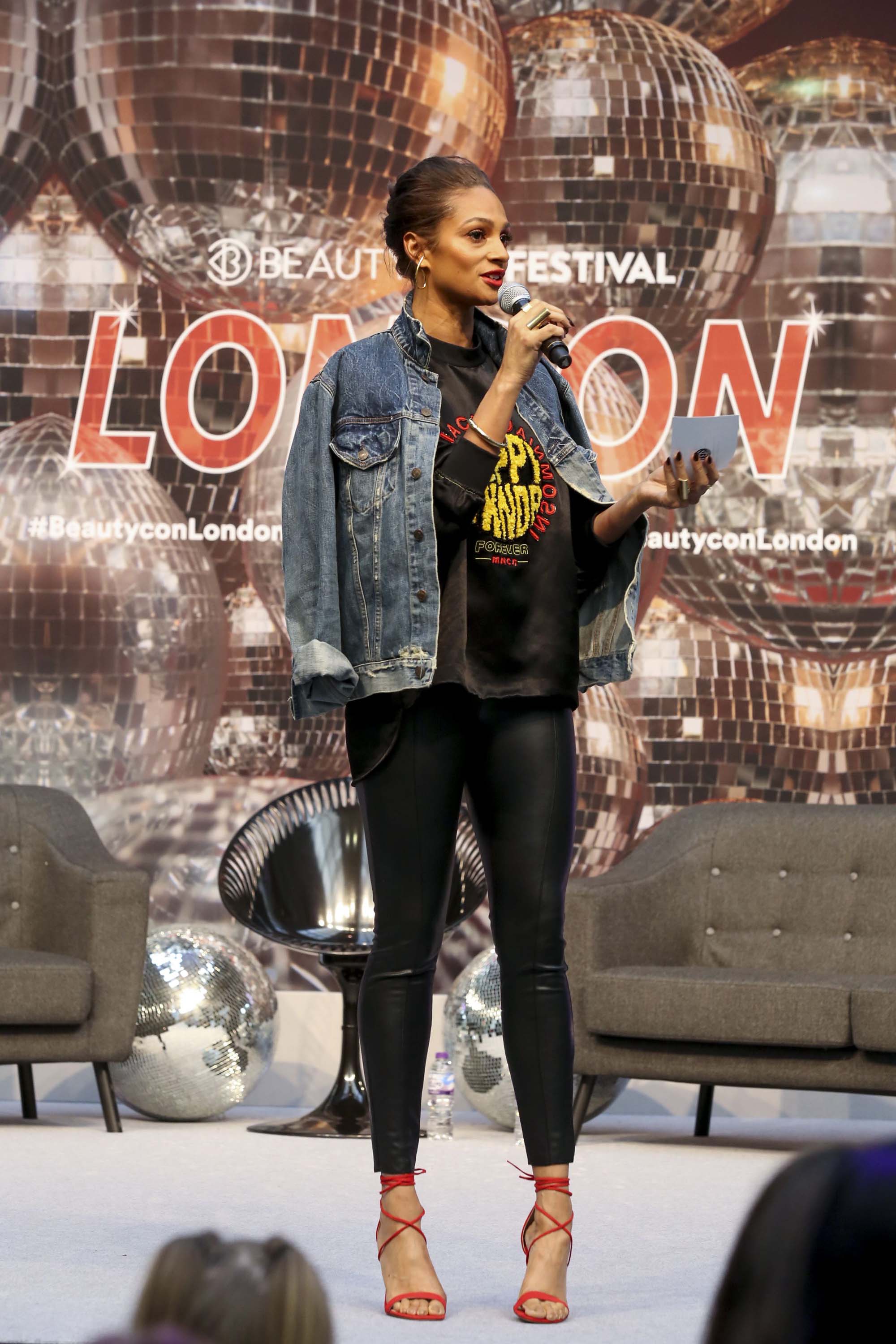 Alesha Dixon attends Beautycon