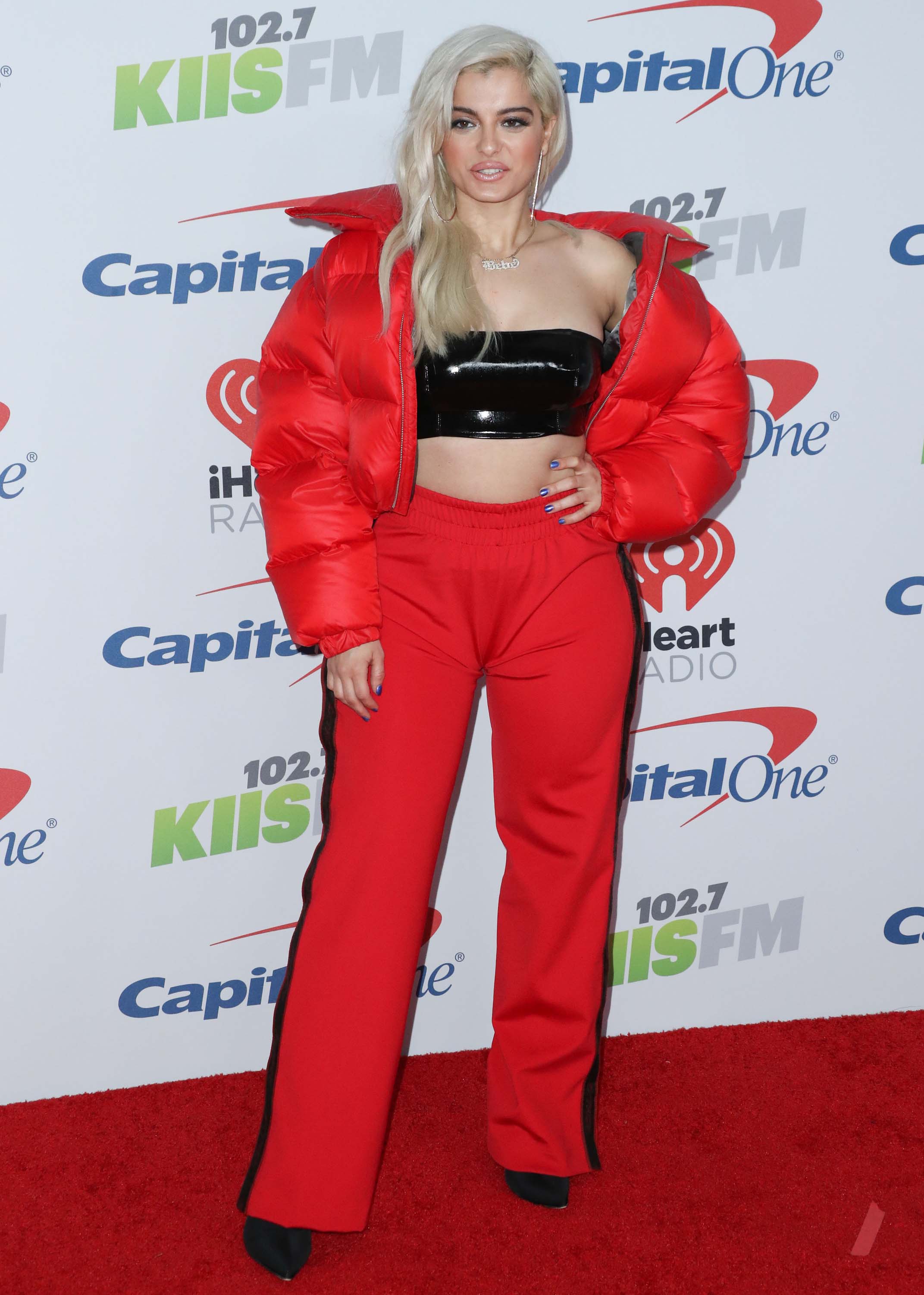 Bebe Rexha attends 102.7 KIIS FM’s Jingle Ball