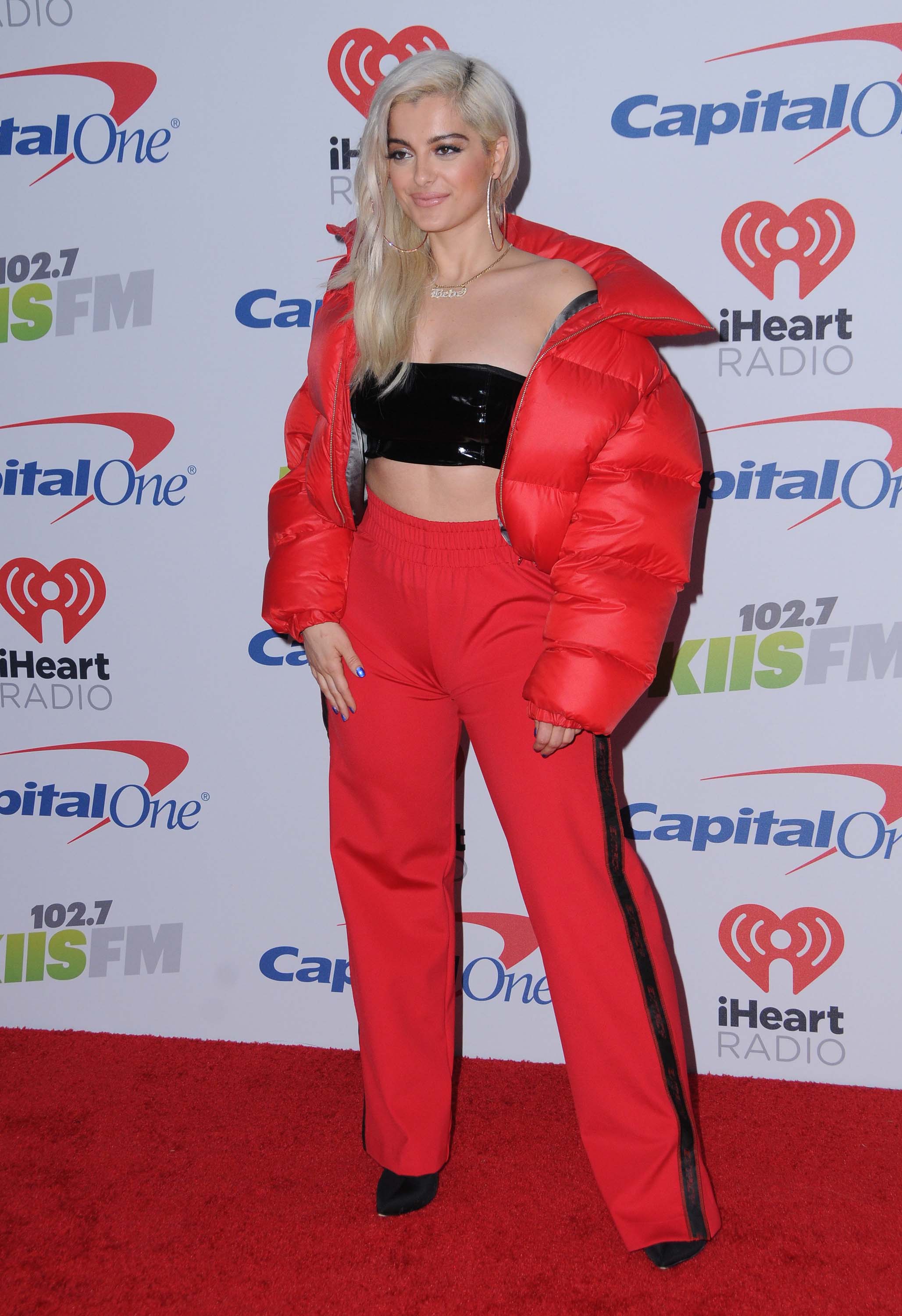 Bebe Rexha attends 102.7 KIIS FM’s Jingle Ball