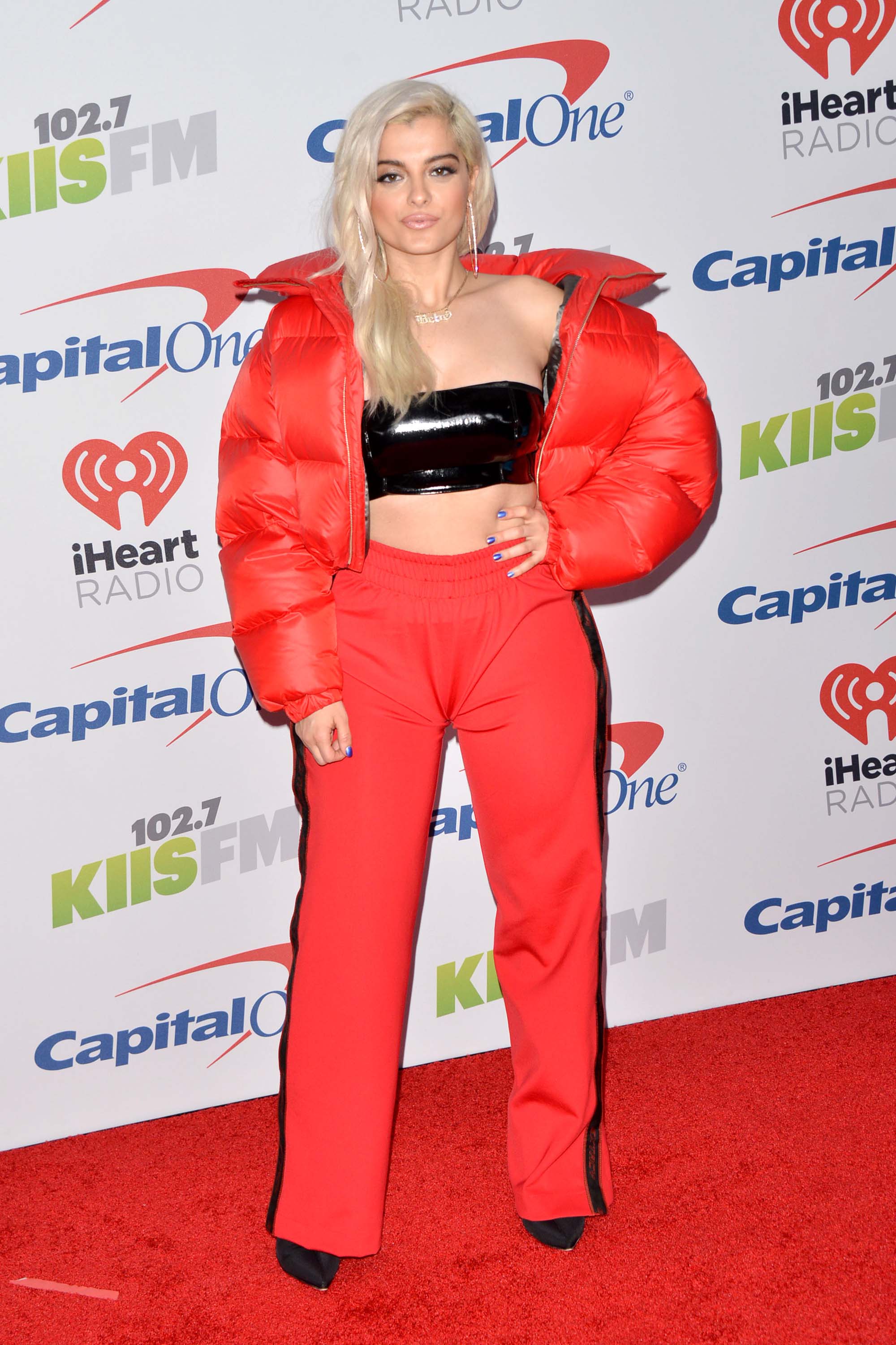 Bebe Rexha attends 102.7 KIIS FM’s Jingle Ball