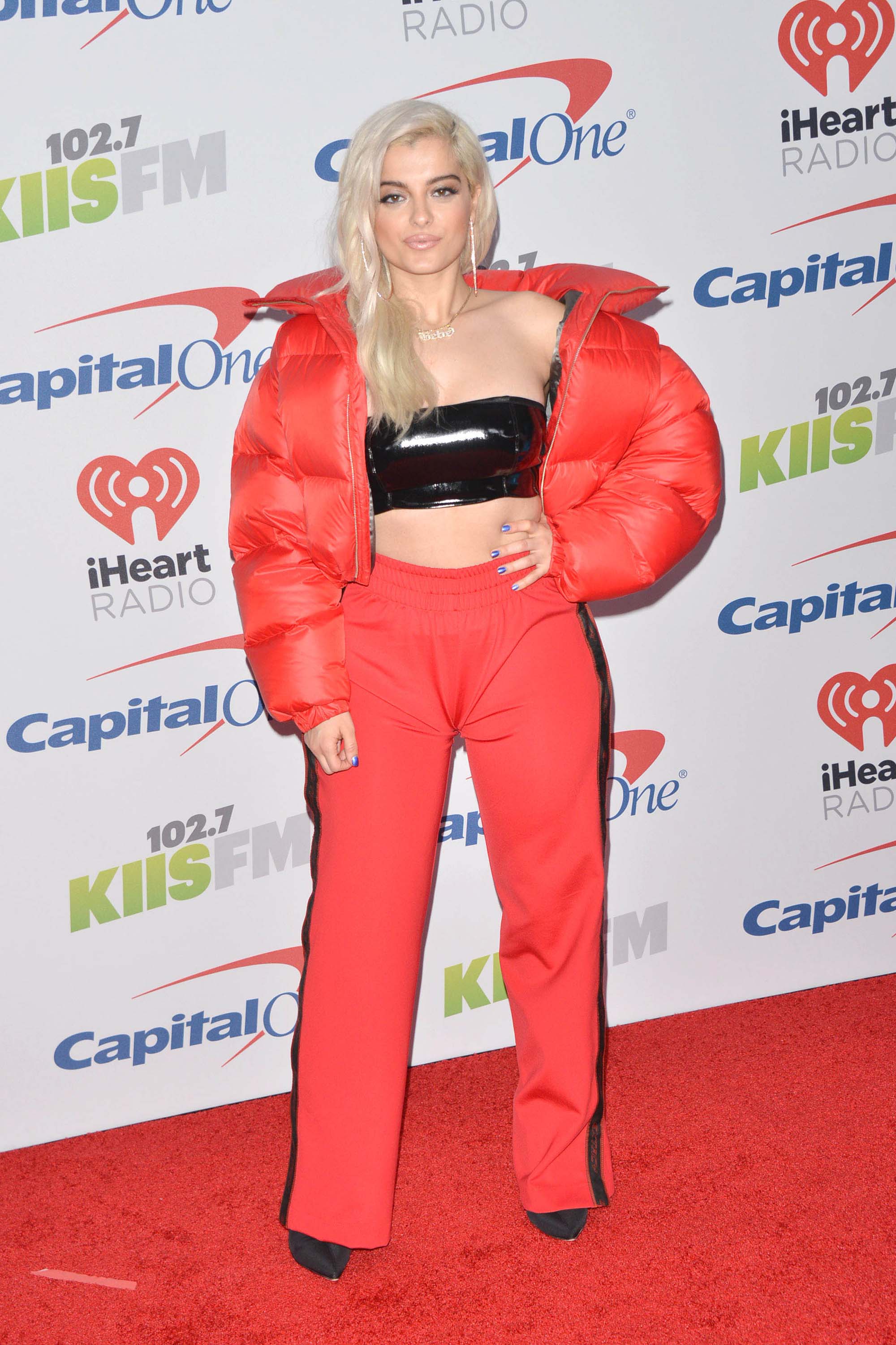 Bebe Rexha attends 102.7 KIIS FM’s Jingle Ball