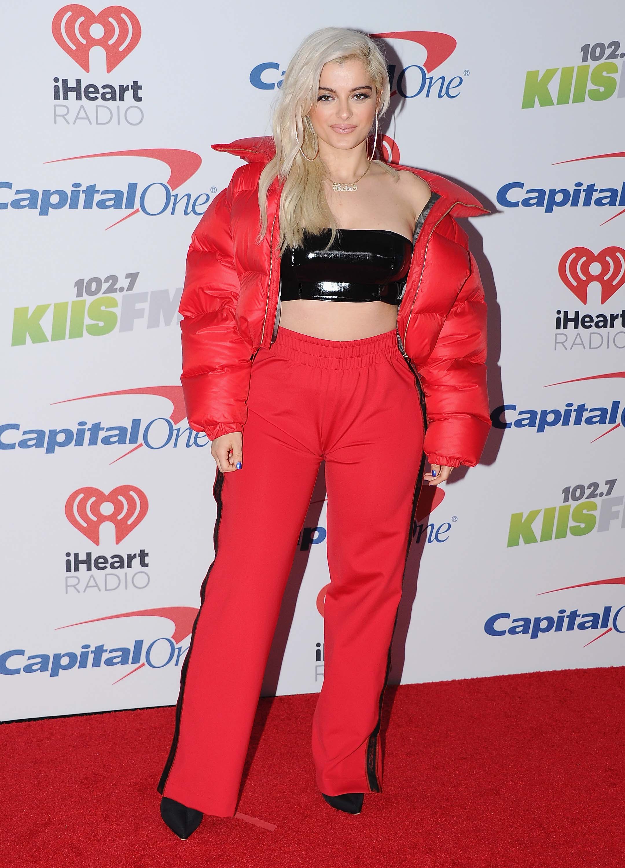 Bebe Rexha attends 102.7 KIIS FM’s Jingle Ball