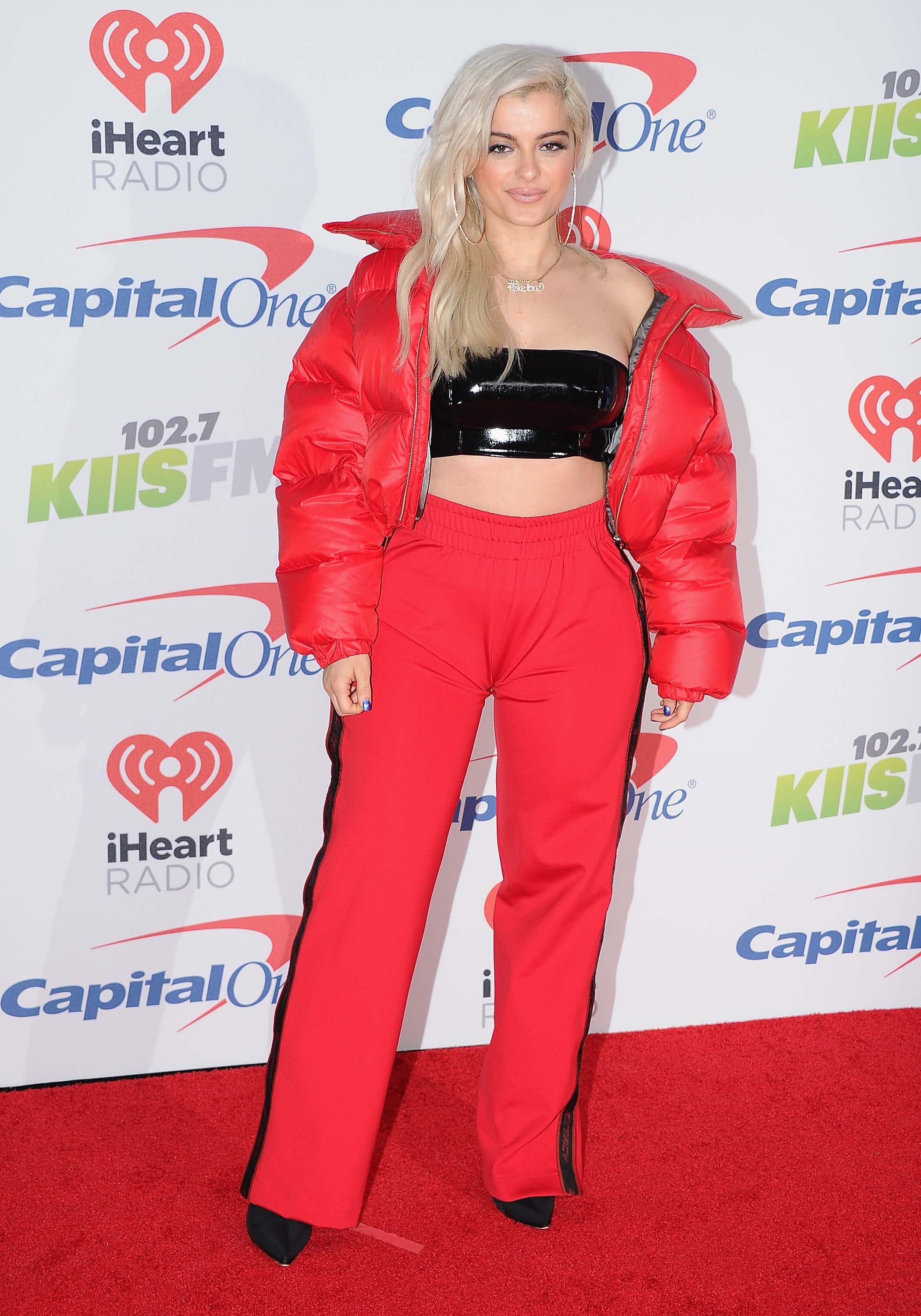 Bebe Rexha attends 102.7 KIIS FM’s Jingle Ball