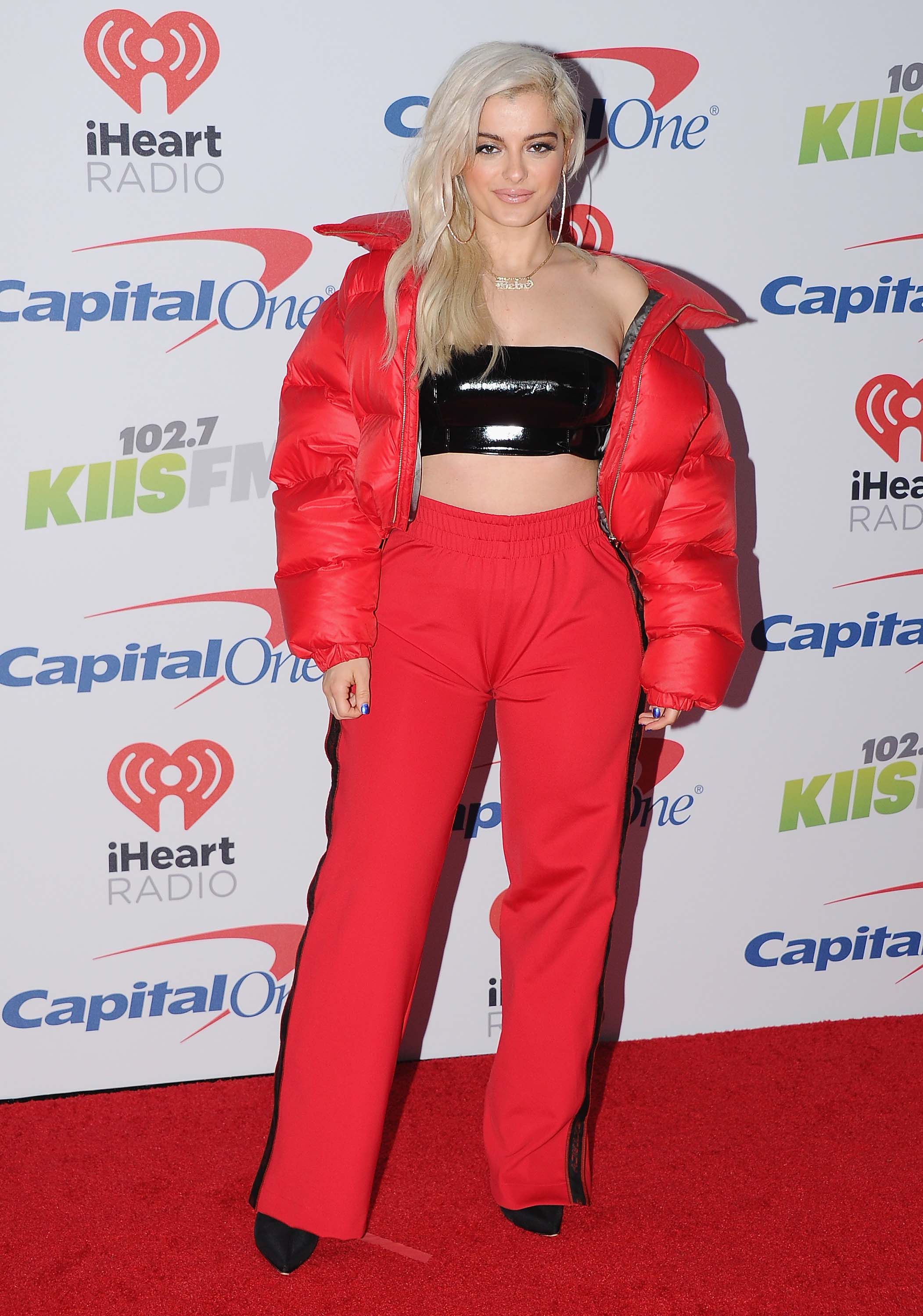 Bebe Rexha attends 102.7 KIIS FM’s Jingle Ball