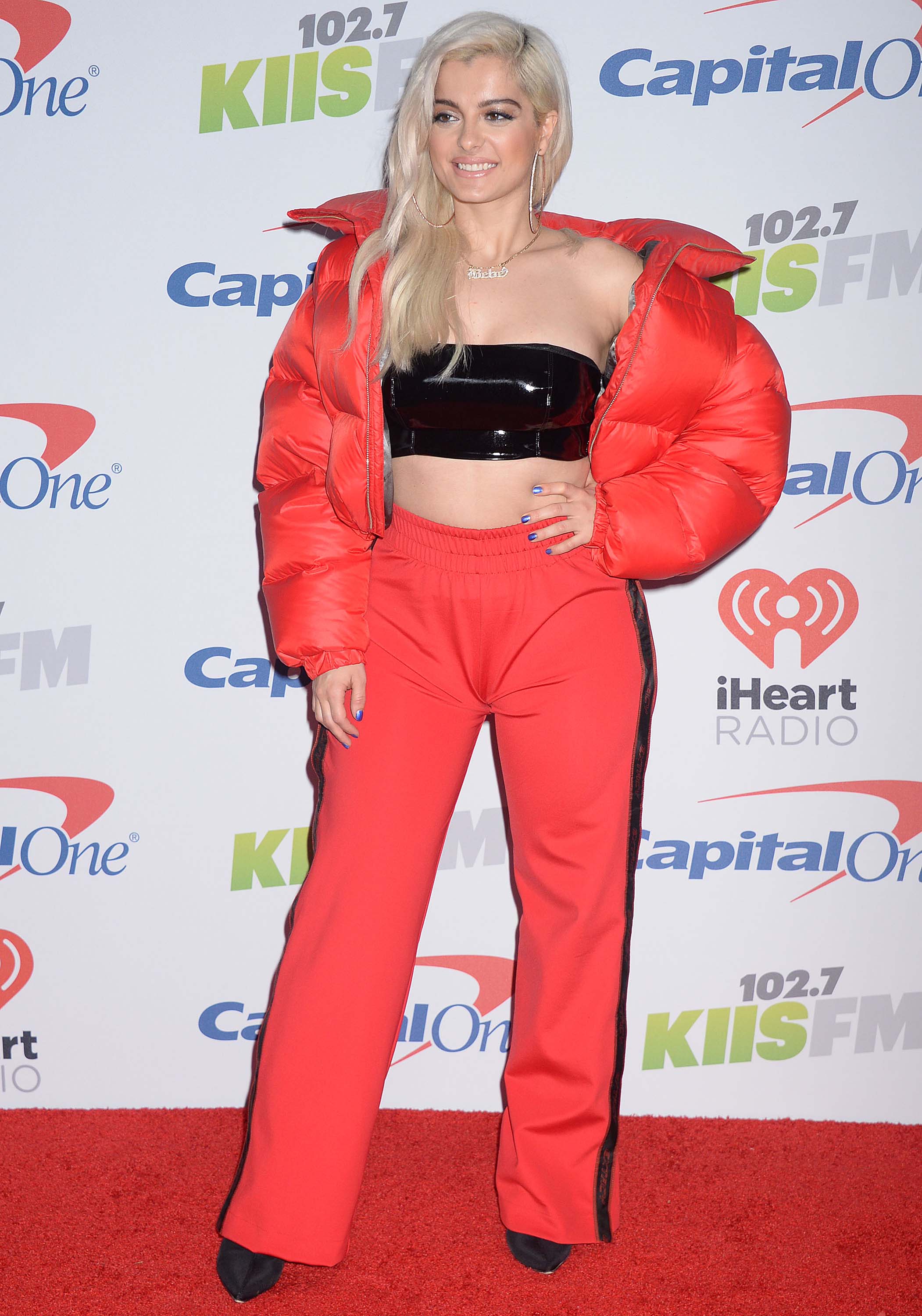 Bebe Rexha attends 102.7 KIIS FM’s Jingle Ball