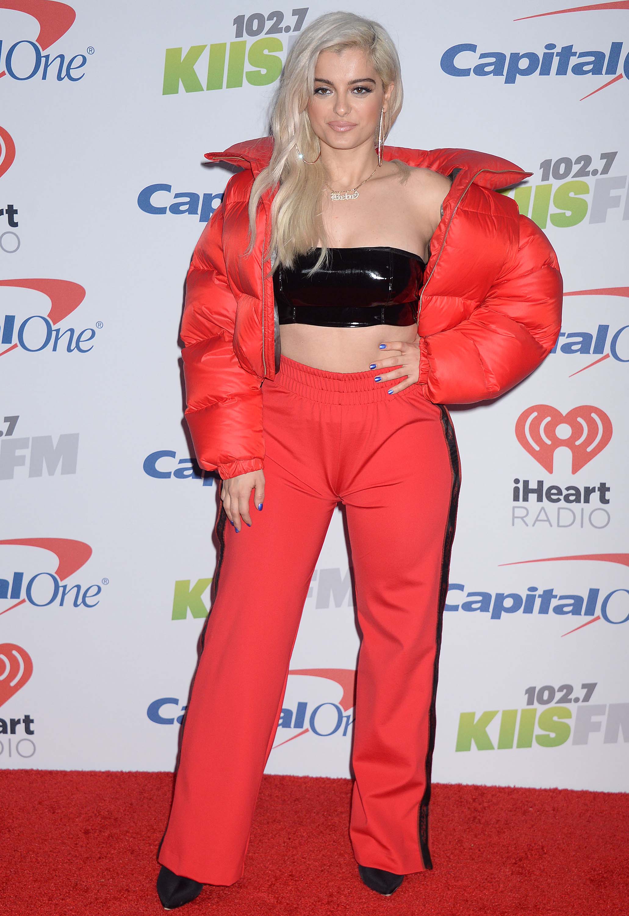 Bebe Rexha attends 102.7 KIIS FM’s Jingle Ball