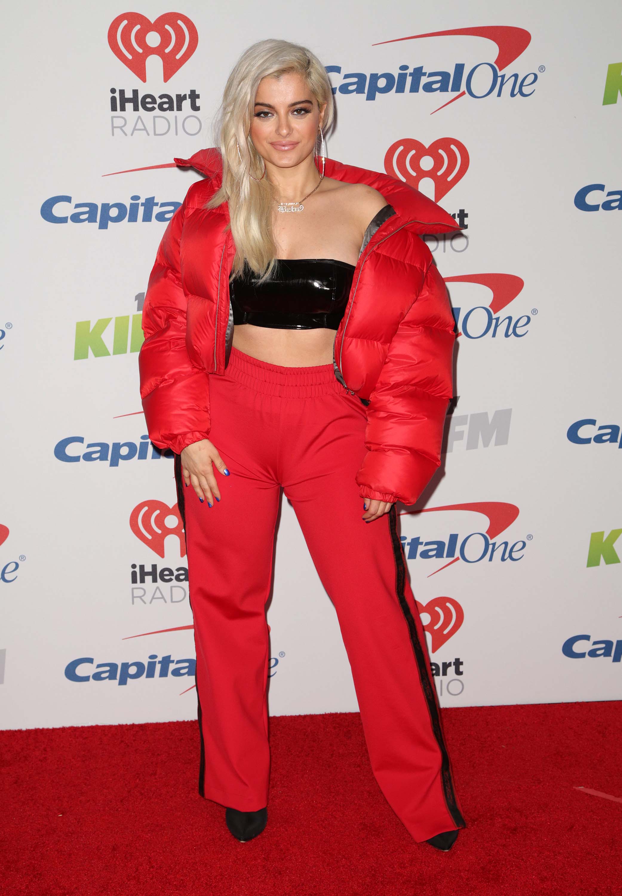 Bebe Rexha attends 102.7 KIIS FM’s Jingle Ball