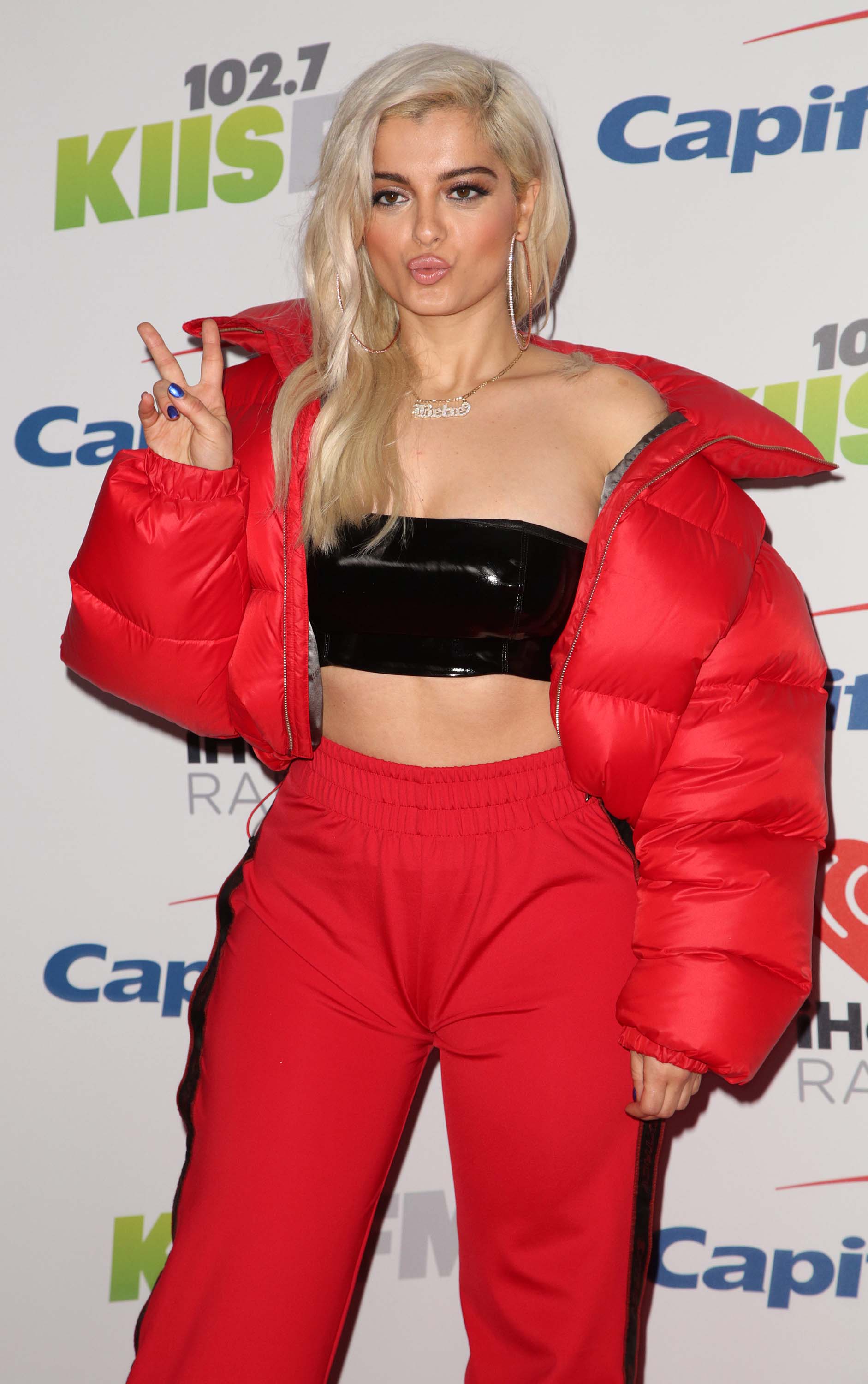 Bebe Rexha attends 102.7 KIIS FM’s Jingle Ball