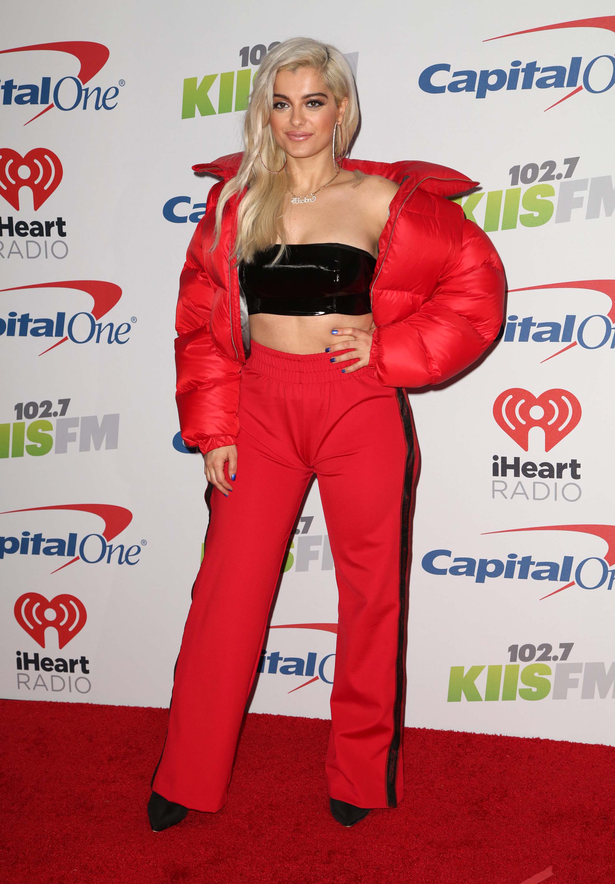 Bebe Rexha attends 102.7 KIIS FM’s Jingle Ball