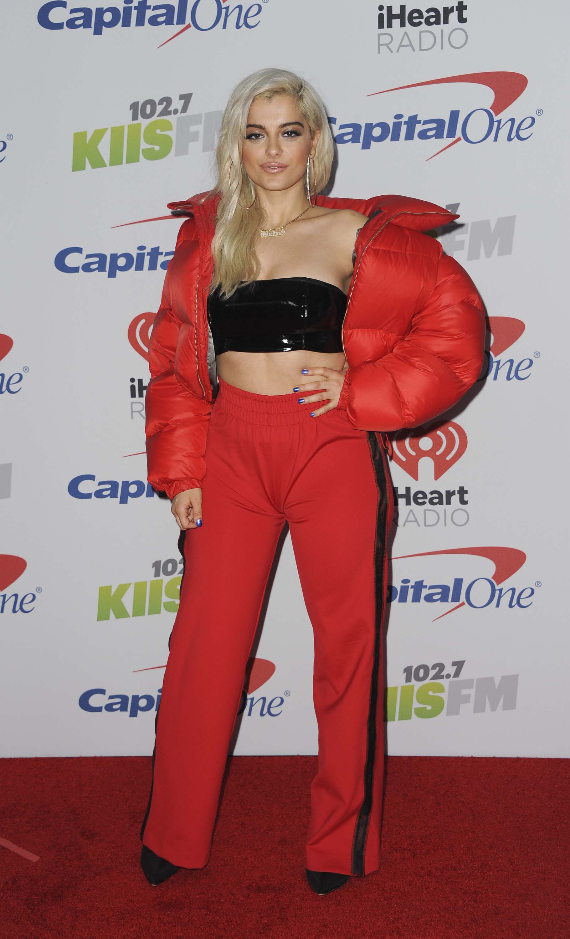 Bebe Rexha attends 102.7 KIIS FM’s Jingle Ball