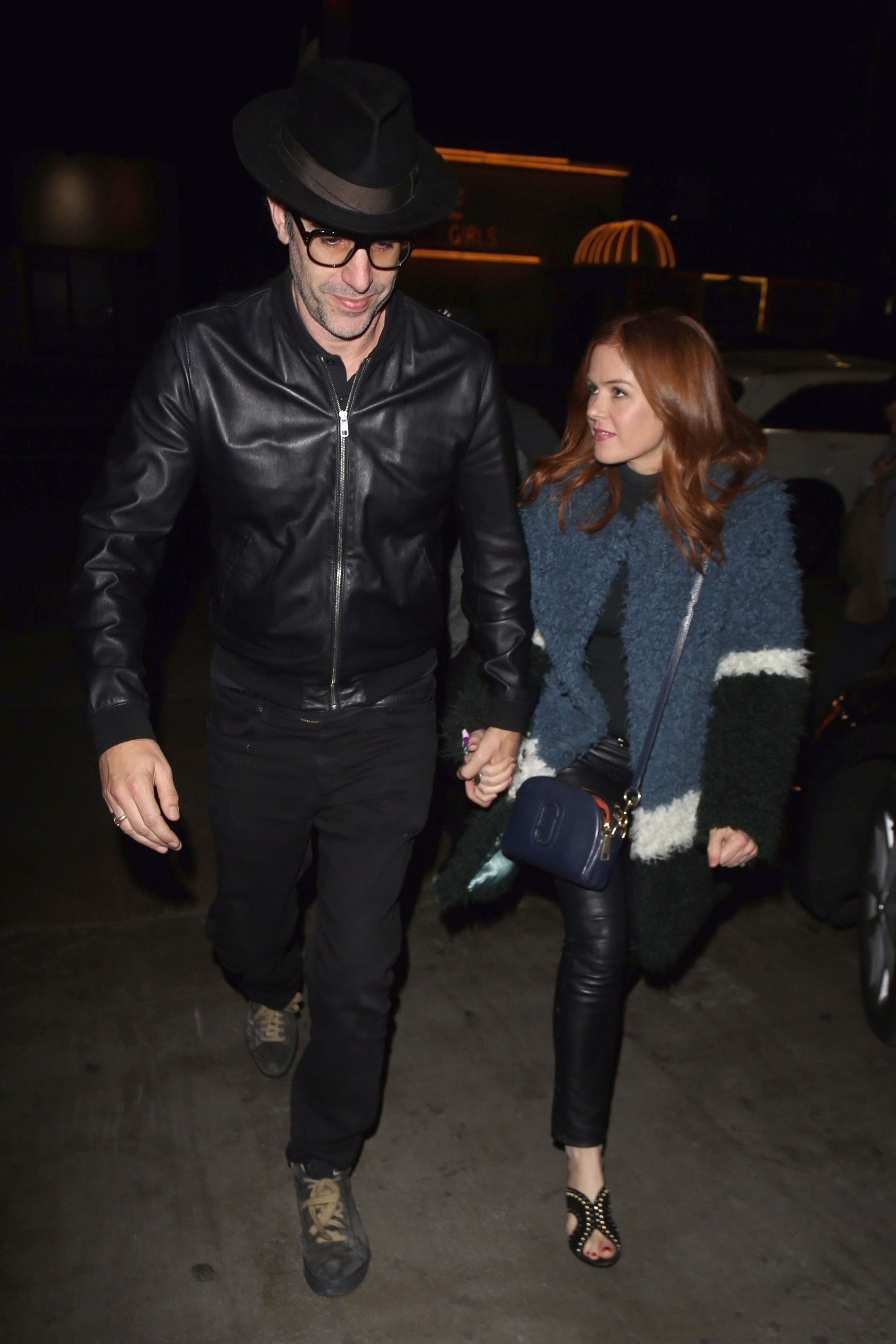 Isla Fisher is seen leaving The Largo Theatre