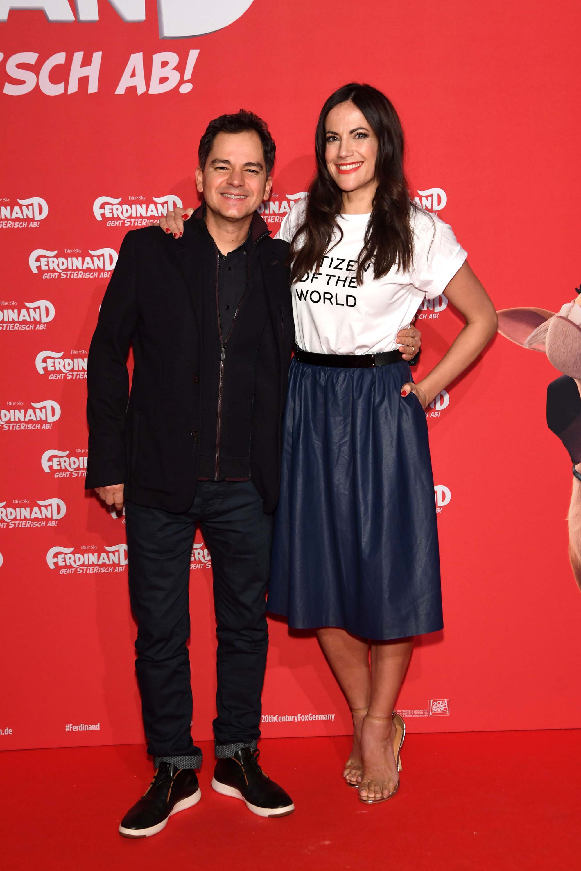 Bettina Zimmermann attends German premiere of Ferdinand