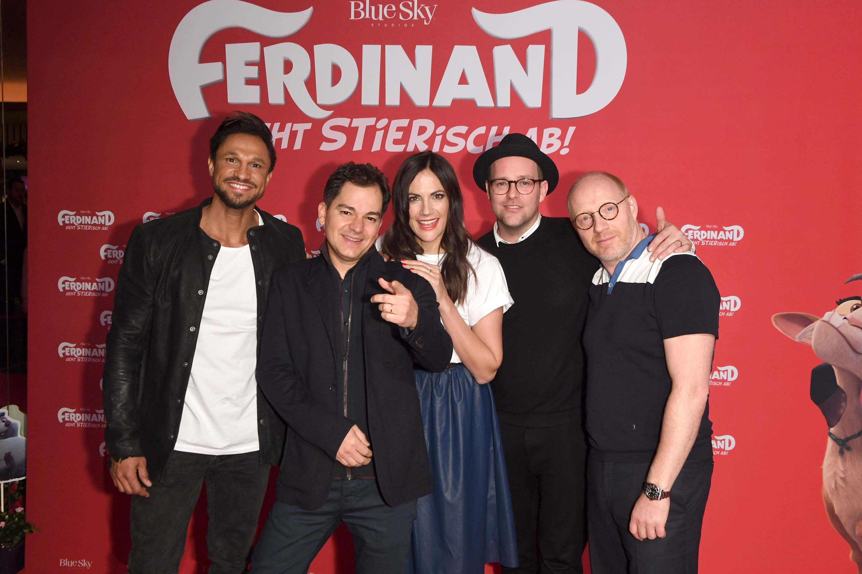 Bettina Zimmermann attends German premiere of Ferdinand