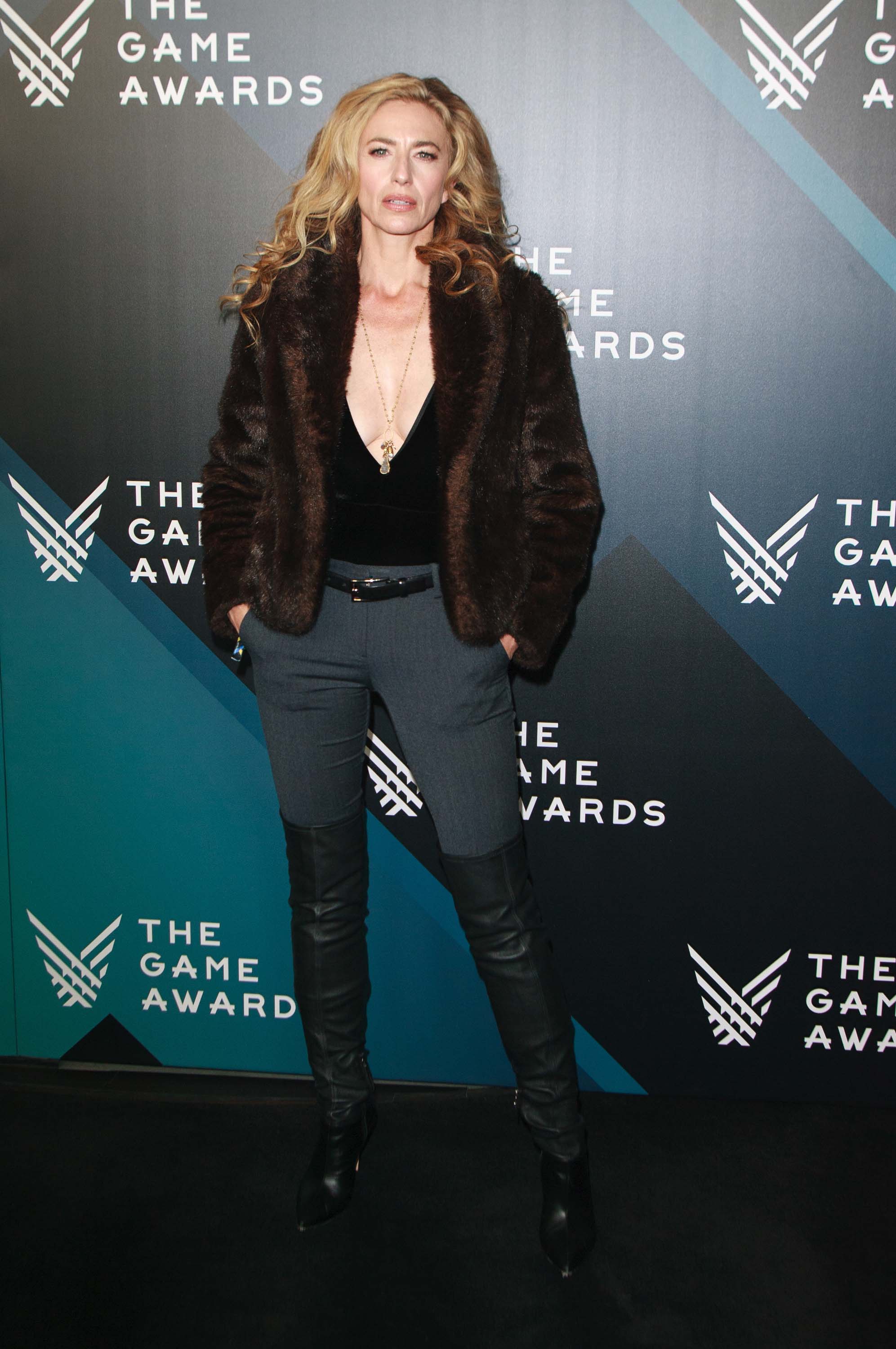 Claudia Black attends The Game Awards 2017