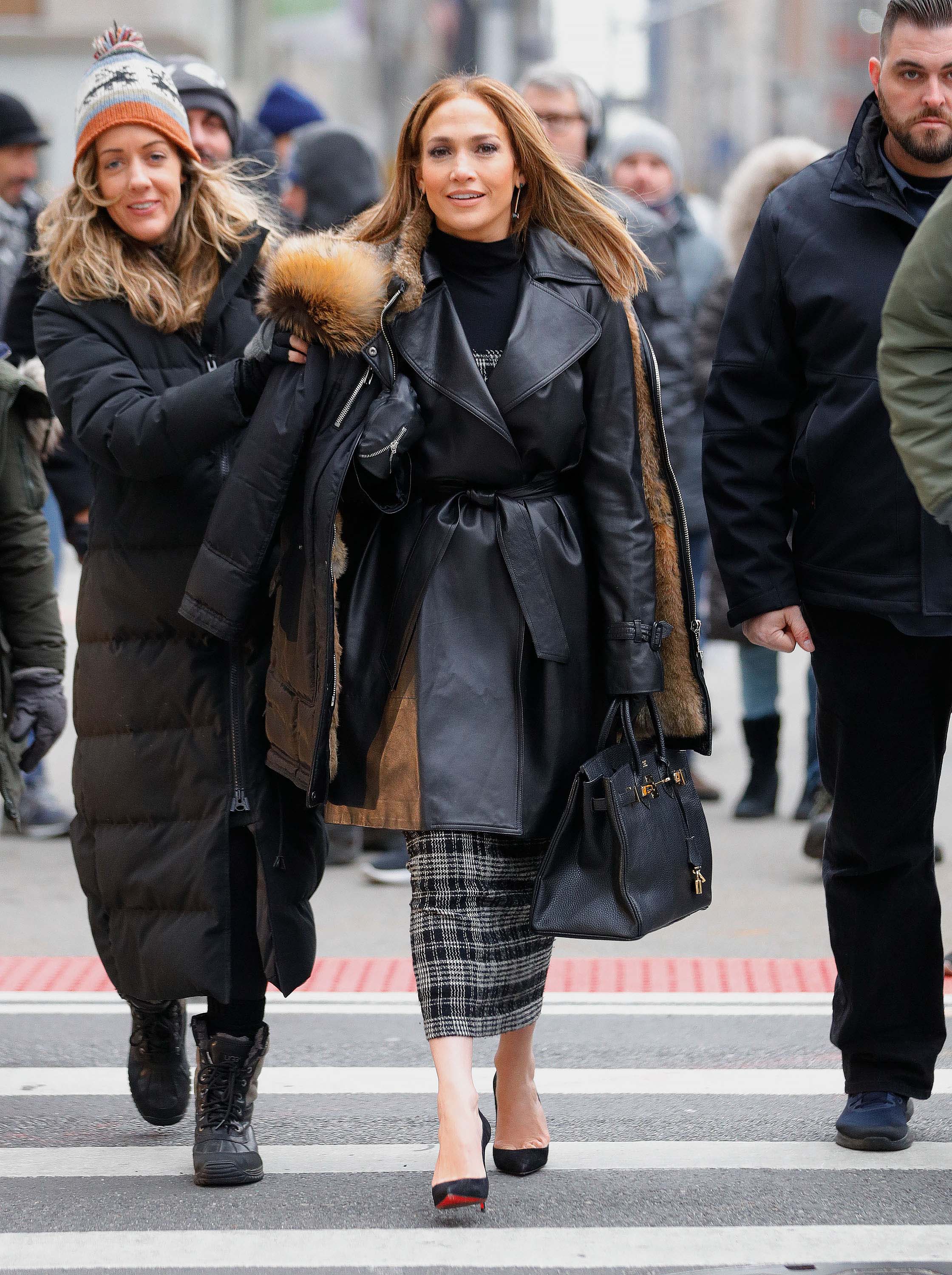 Jennifer Lopez is seen in NYC