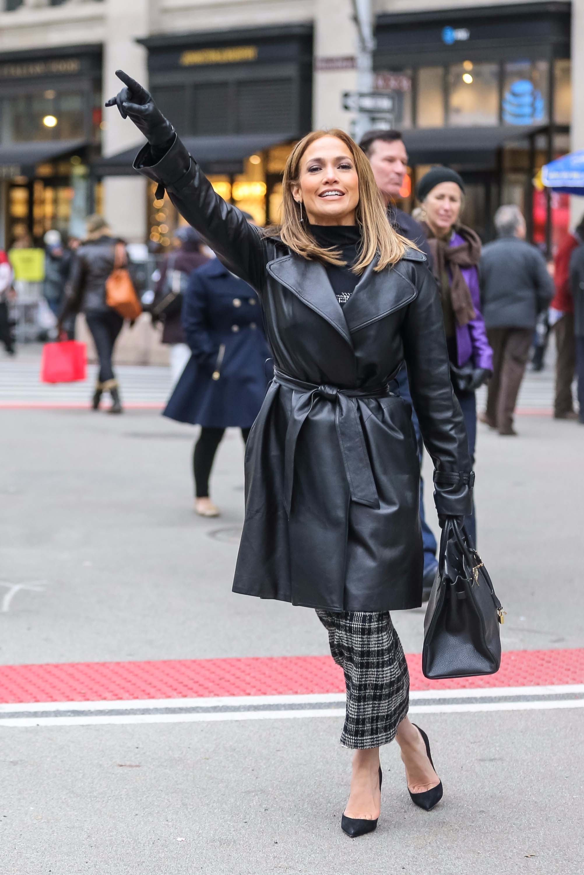 Jennifer Lopez is seen in NYC