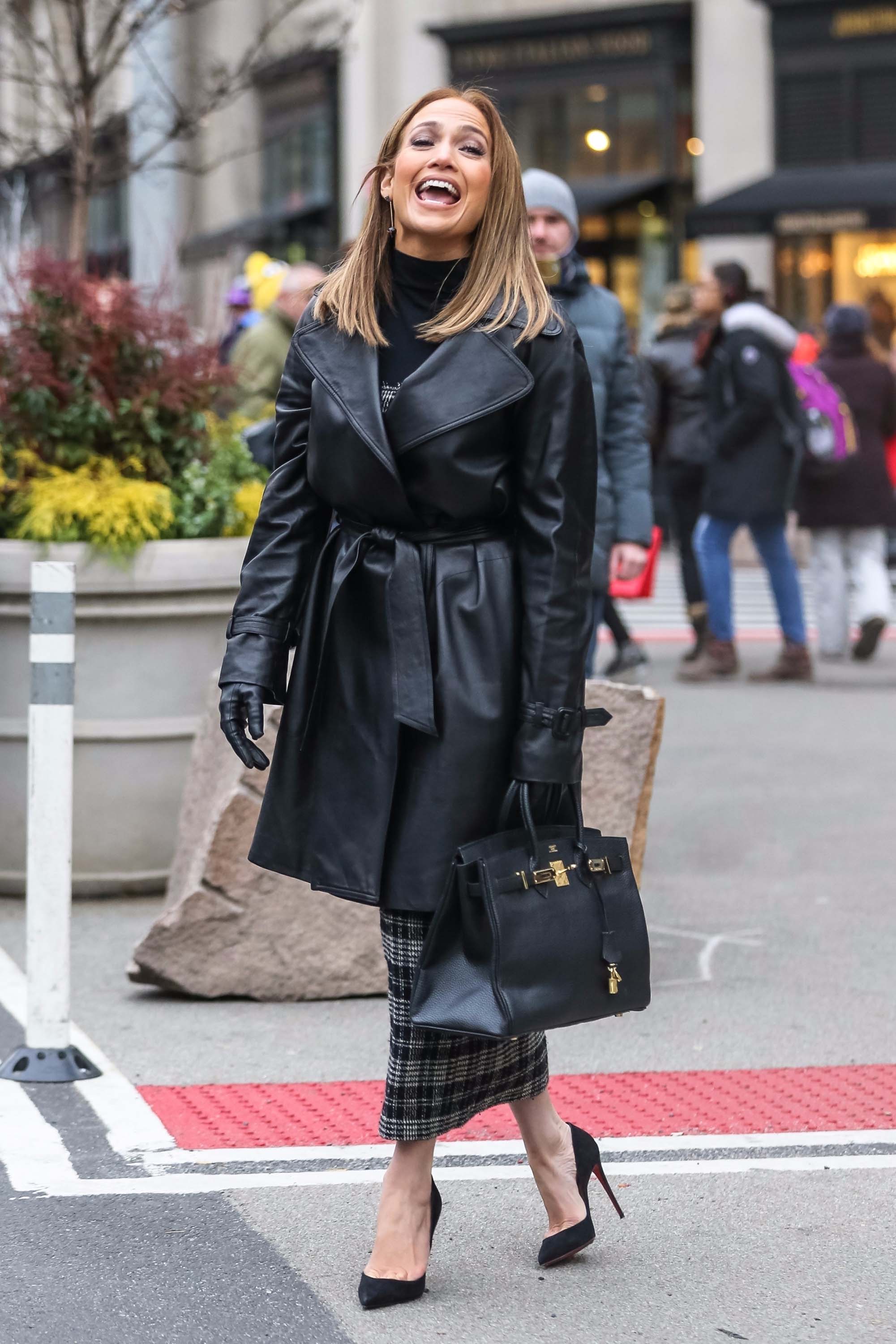 Jennifer Lopez is seen in NYC