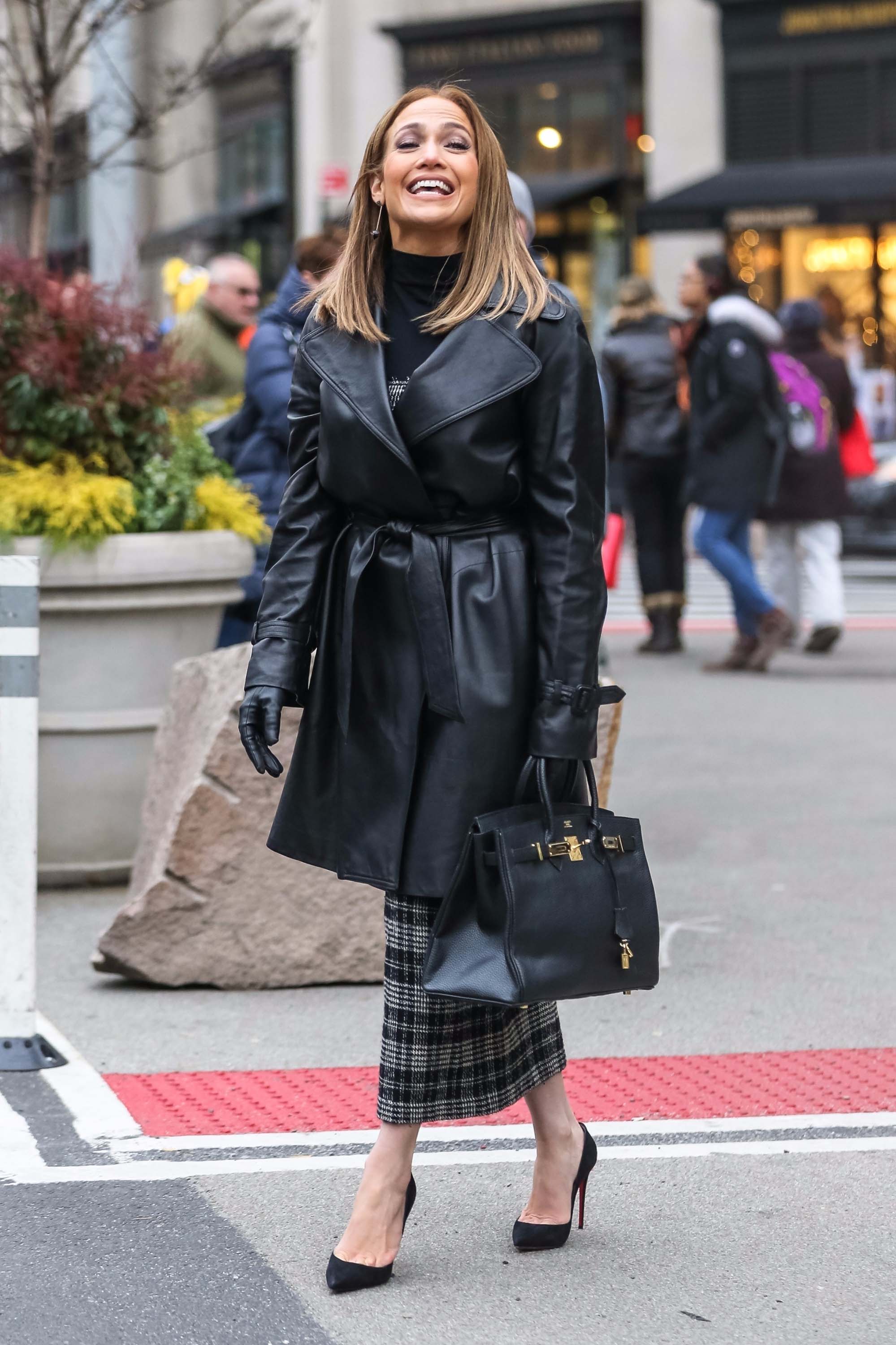 Jennifer Lopez is seen in NYC